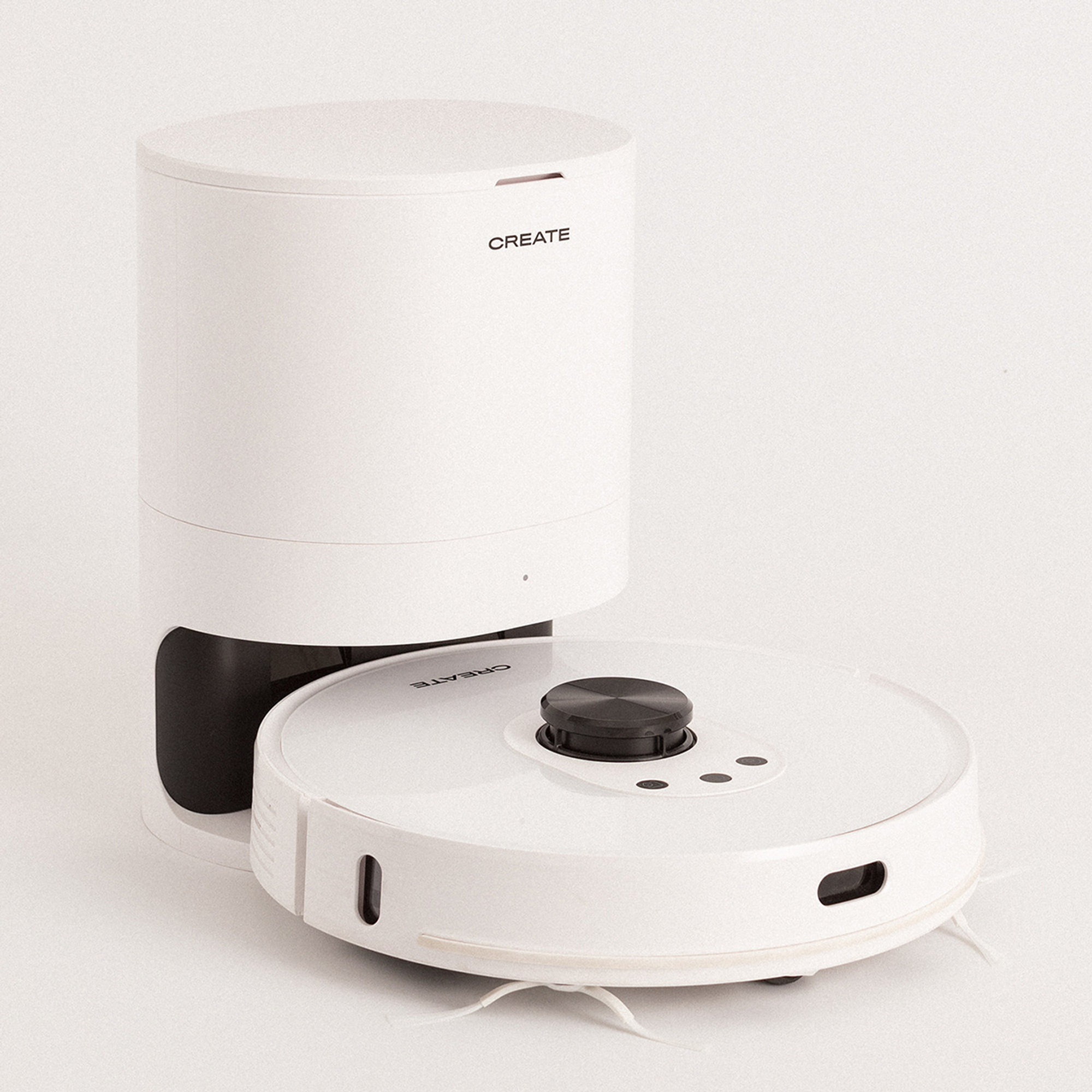 NETBOT LS27 - Robot aspirador láser inteligente con base de autodescarga - 2700Pa, blanco Create vista0