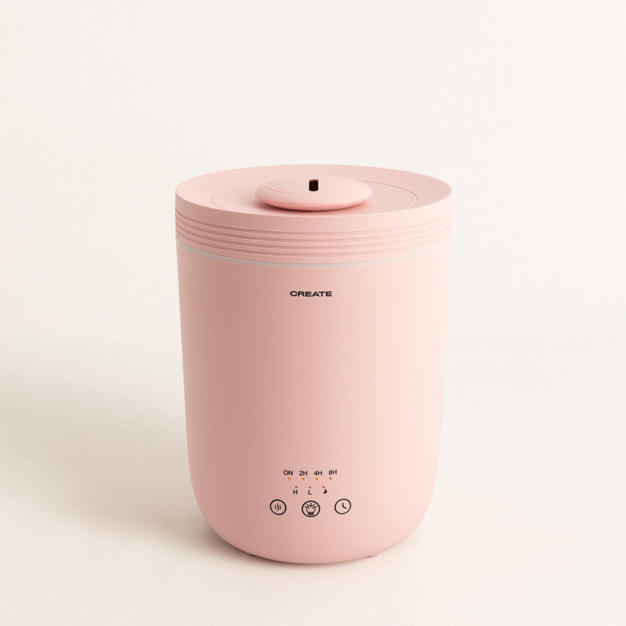 MIST-ZEN ULTRASONIC - Humidificador Ultrasónico y Difusor de Aromas, rosa pastel Create vista4