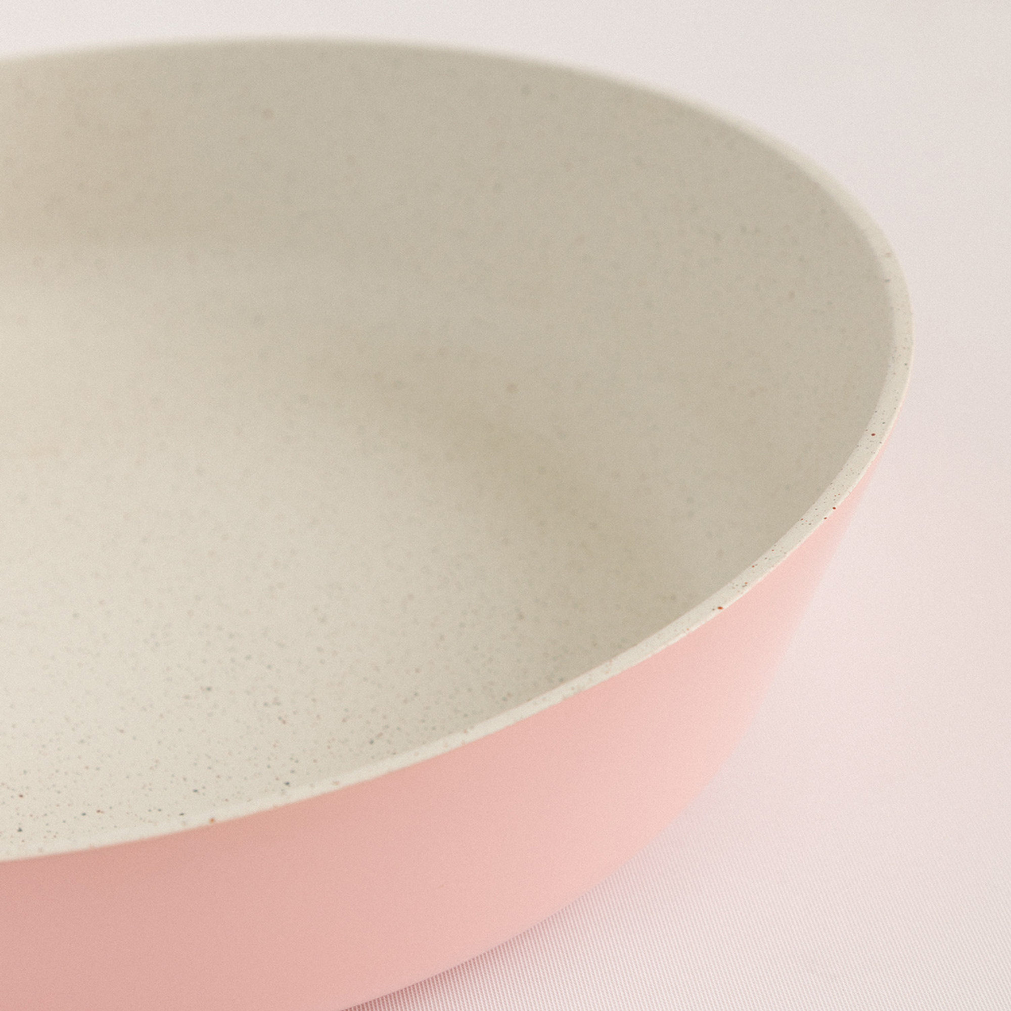 PAN STUDIO - Sartén de aluminio multiusos Ø28cm, rosa pastel Create vista2