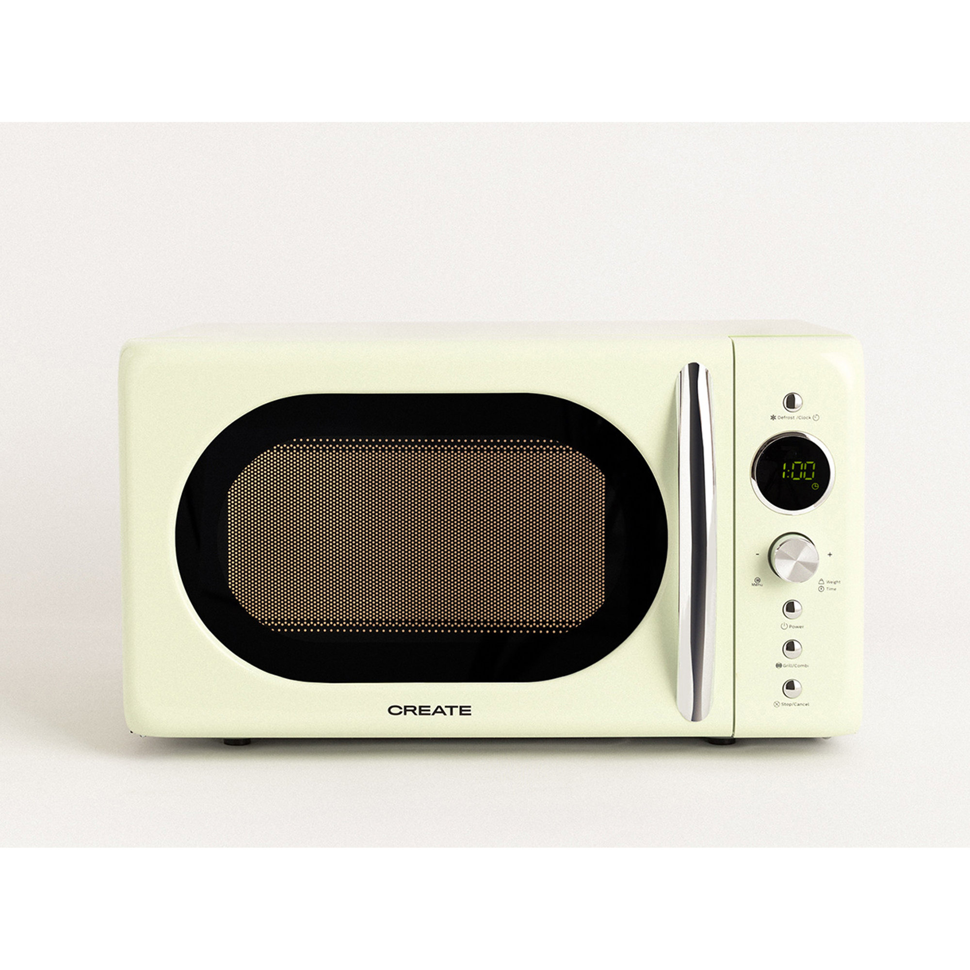 RETRO GRILL 900 - Forno a microonde combinato da 20 litri, verde Create vista0