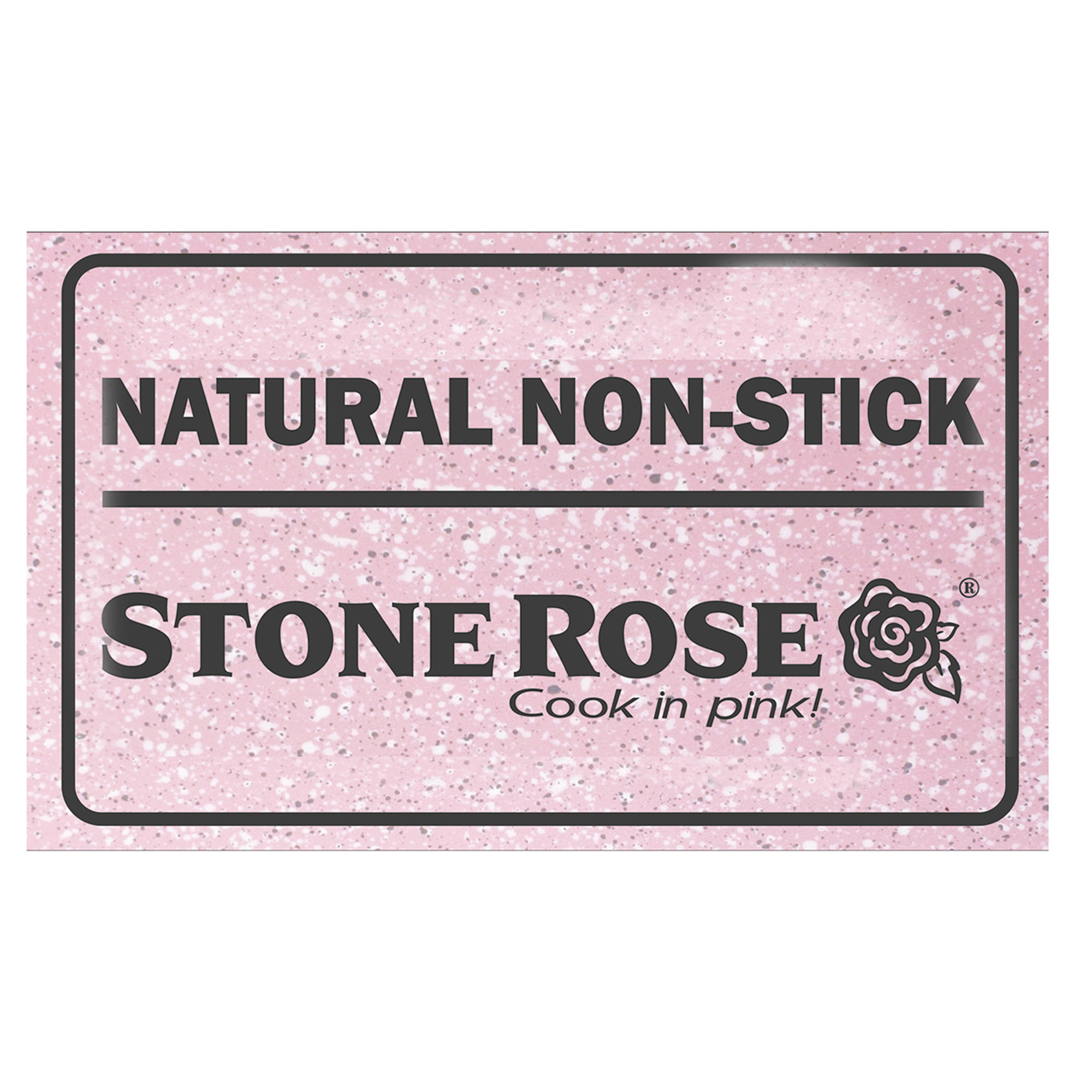 Poêle à frire ø 28 cm « Stonerose » avec couvercle en bois rose Bisetti vista3