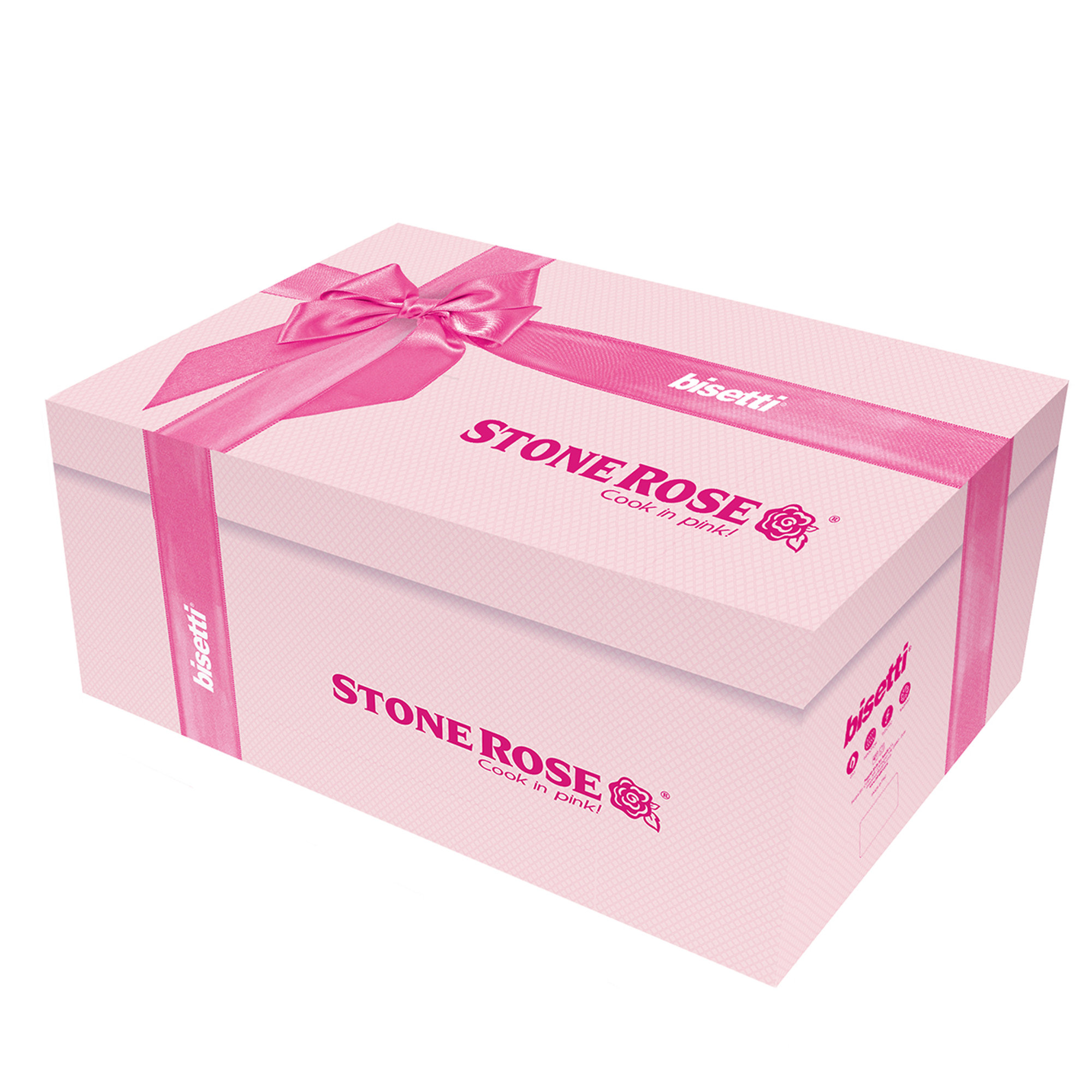 Batería 13 uds. Asas de acero en oro rosa «Stonerose» Bisetti vista8