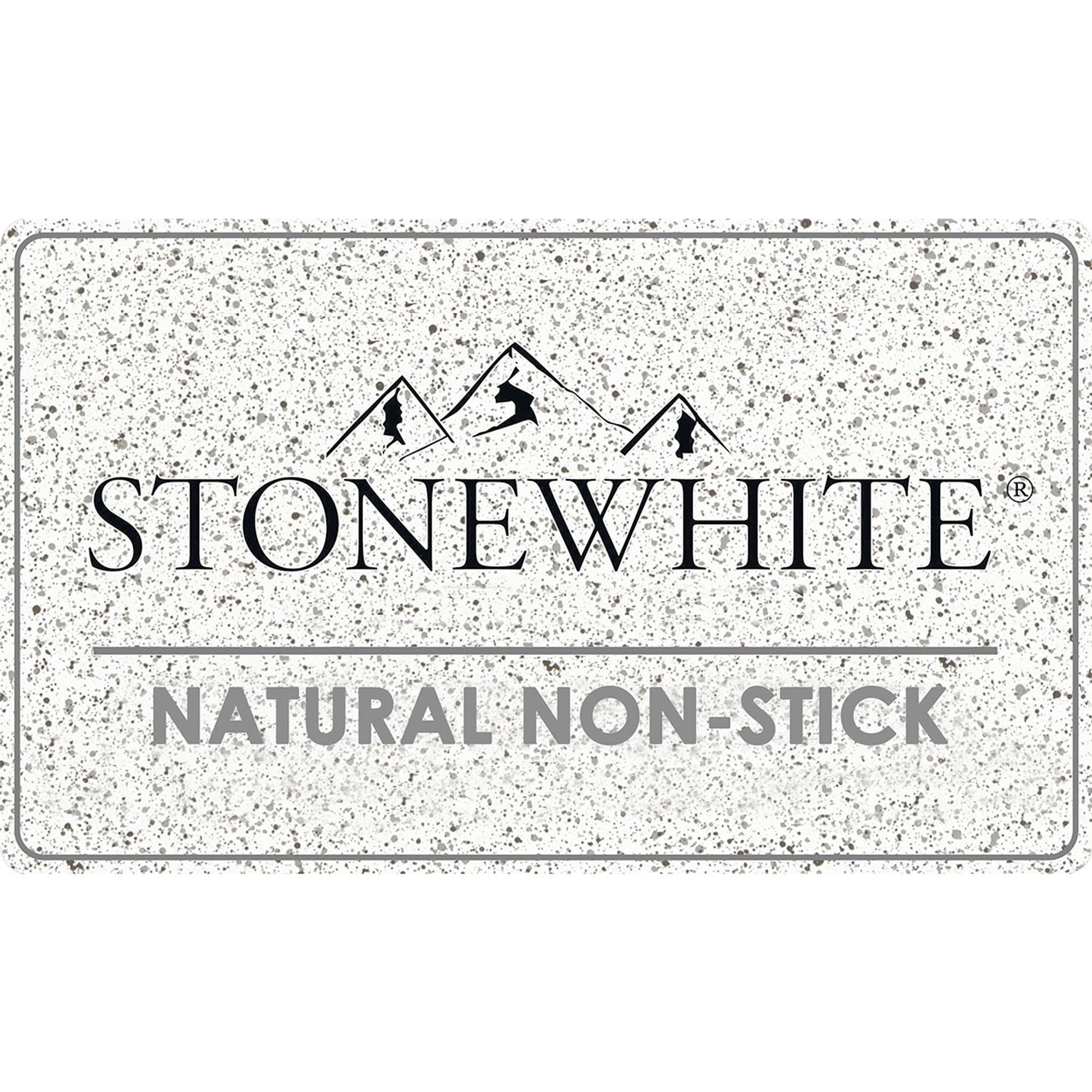 Batteria 6 pz. "Stonewhite" manici design legno bianco Bisetti vista4
