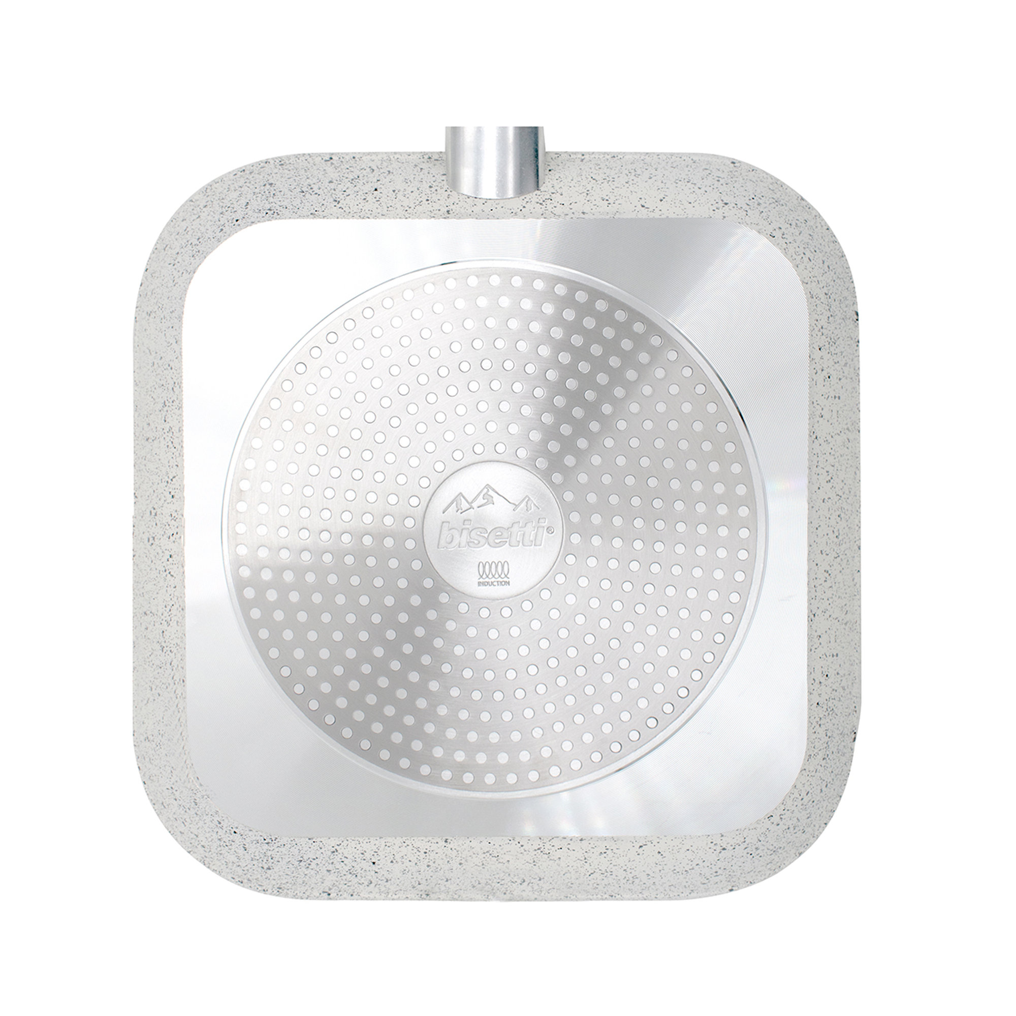 Batteria 13 pz. "Stonewhite" manici acciaio Bisetti vista3