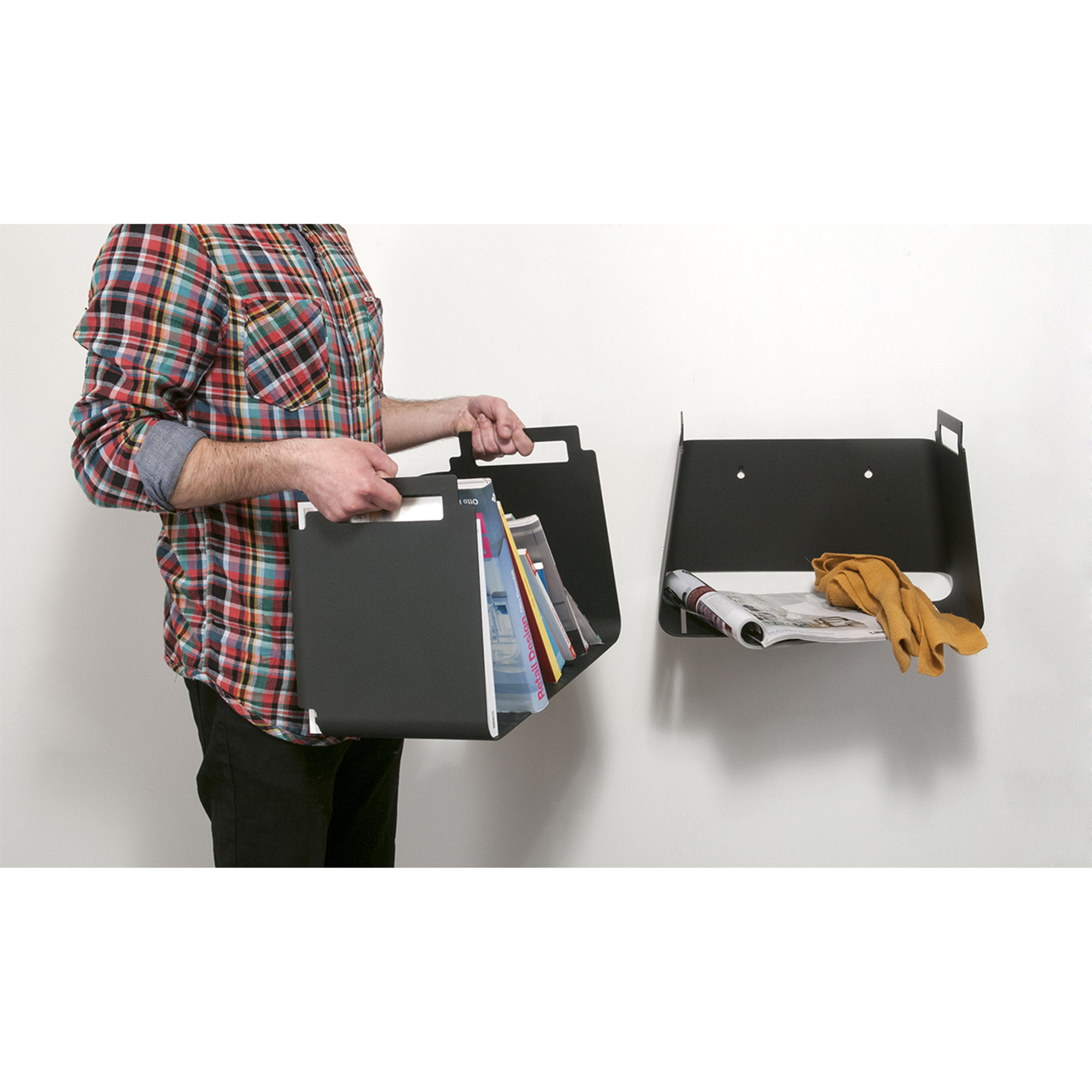 COVO VASU storage shelf, black Covo vista3