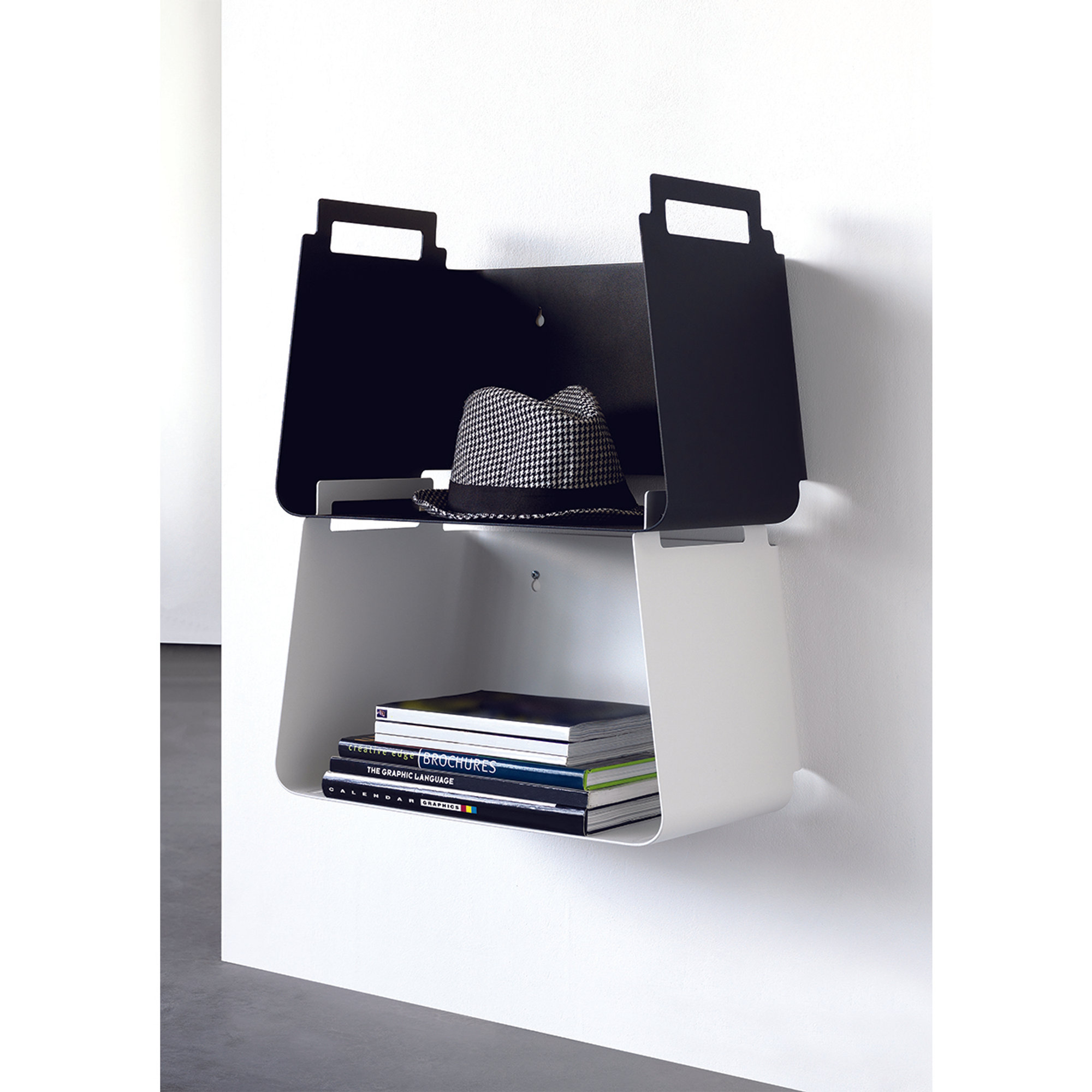 COVO VASU storage shelf, black Covo vista1