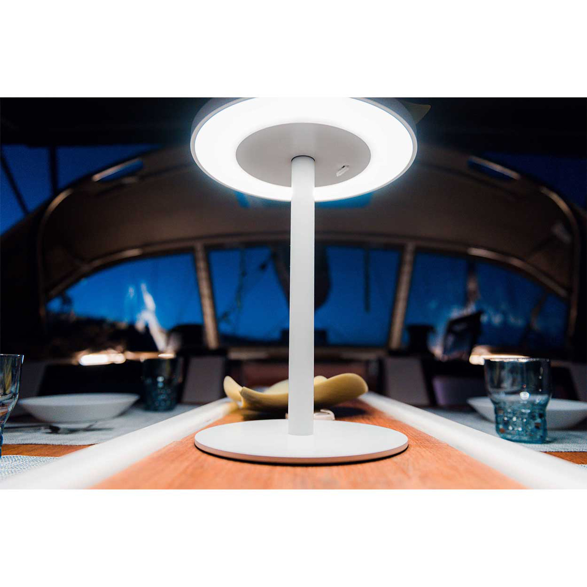 COVO Kabellose Tischlampe Edvige, weiß Covo vista13
