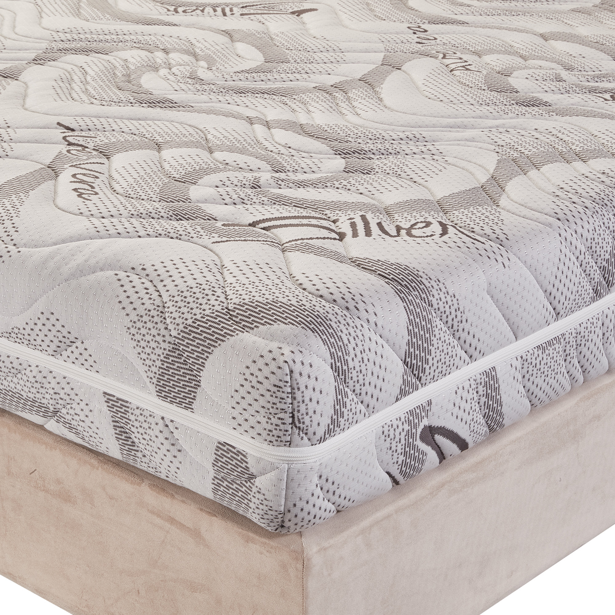 Materasso Memory Soft 3 Strati in Aloe Silver Sfoderabile GenioFlex vista2