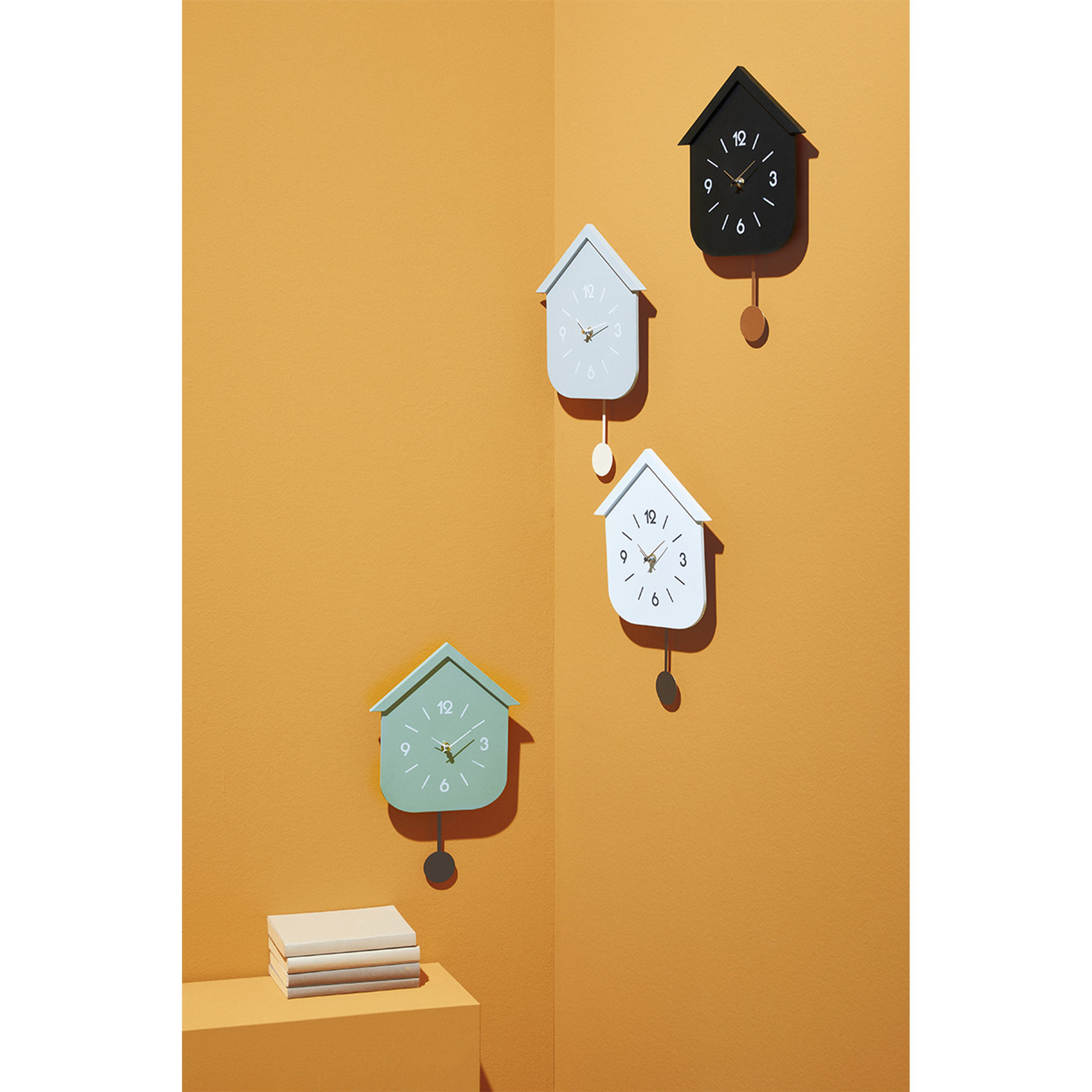 Home horloge murale bia w-pendule h37.5 Bizzotto vista2