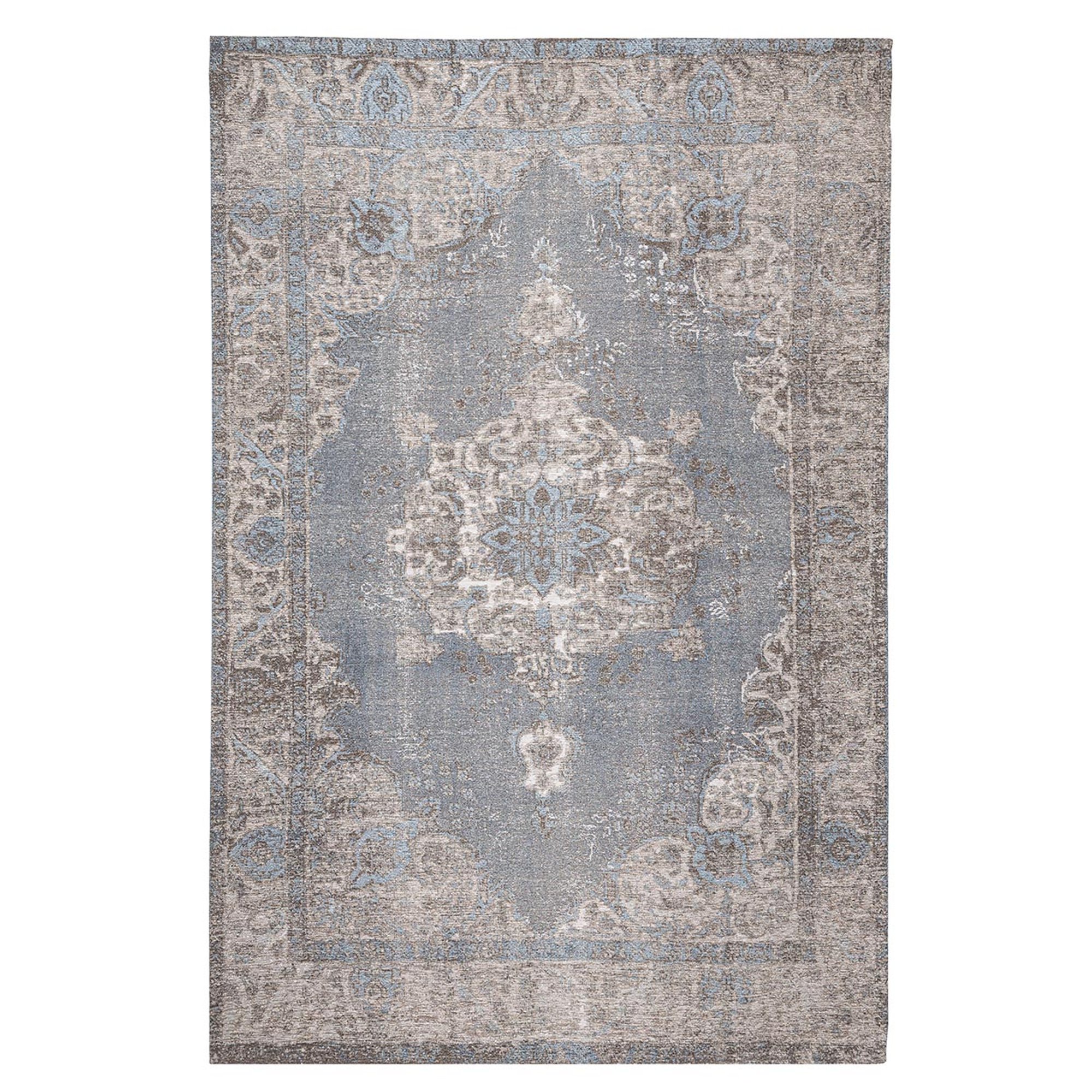 Tapis bleu Chréa 200x290 Bizzotto vista0