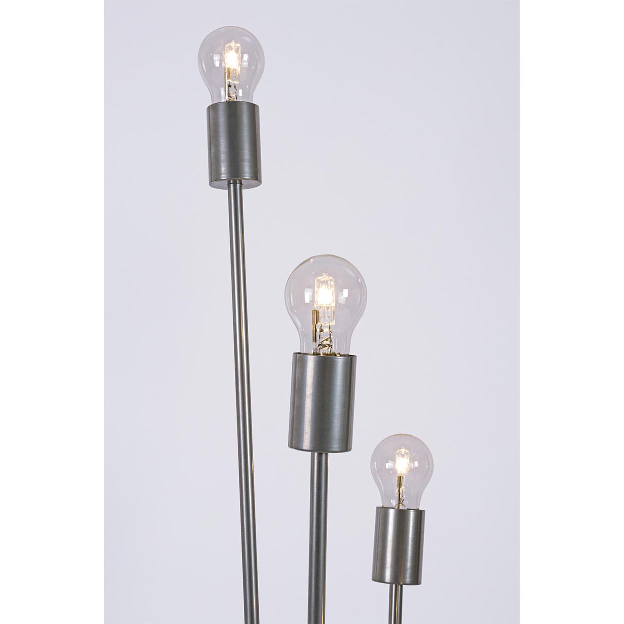 Piantana Giaccola 5 luci argento h155 Bizzotto vista1