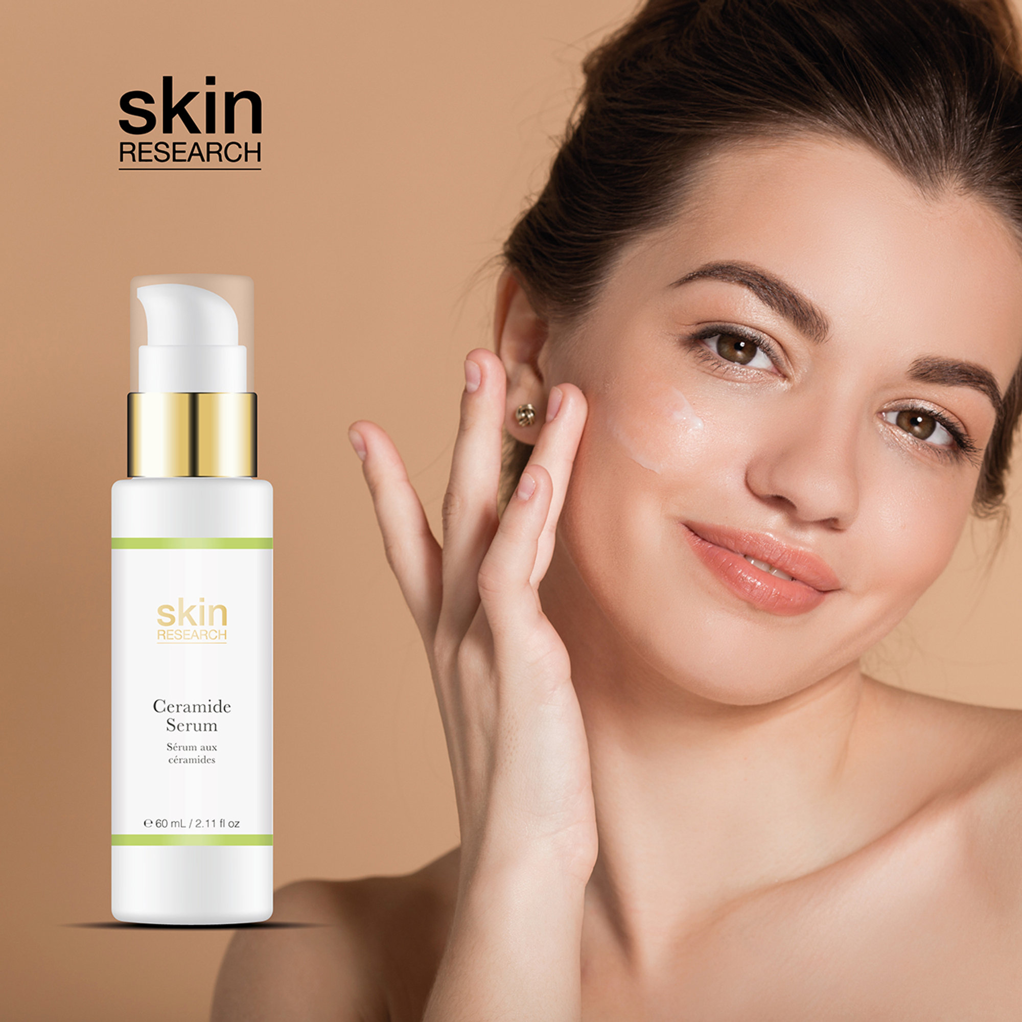 Sérum Céramide 60ml Skin Research vista3