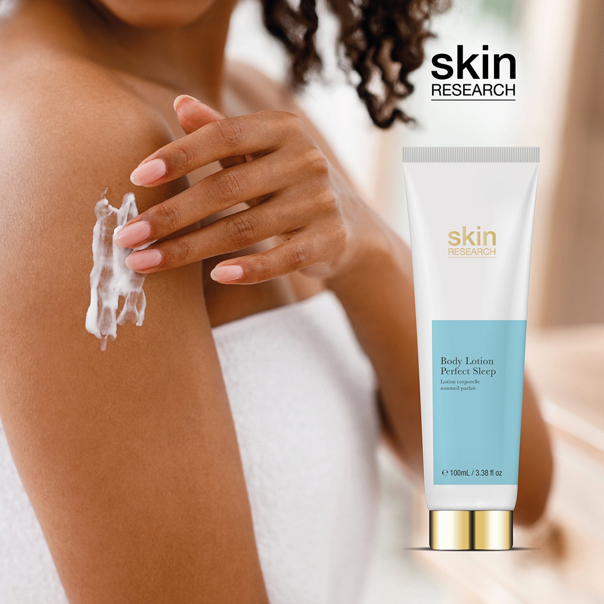 Lichaamslotion - Perfect Sleep 100ml Skin Research vista3