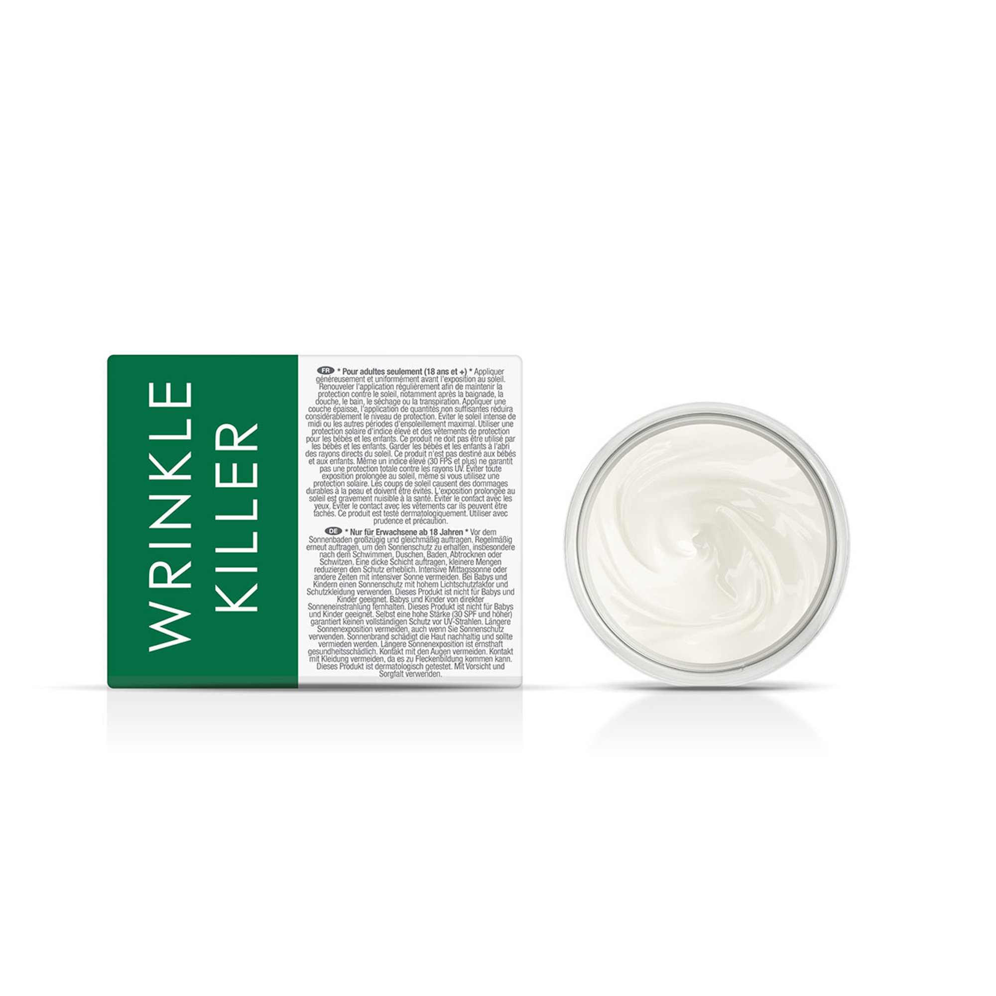 SPF 50 Wrinkle Killer Crema solare giorno idratante 60ml Skin Chemists vista1