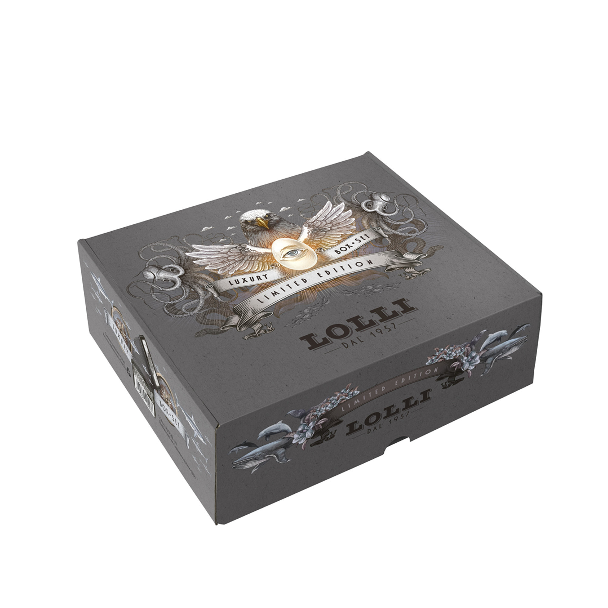 Luxury Box Set Limited Edition - 1 vaso da 620g Babà al Rhum 1 bottiglia da 500ml Liquore Zabaglione Lolli vista1