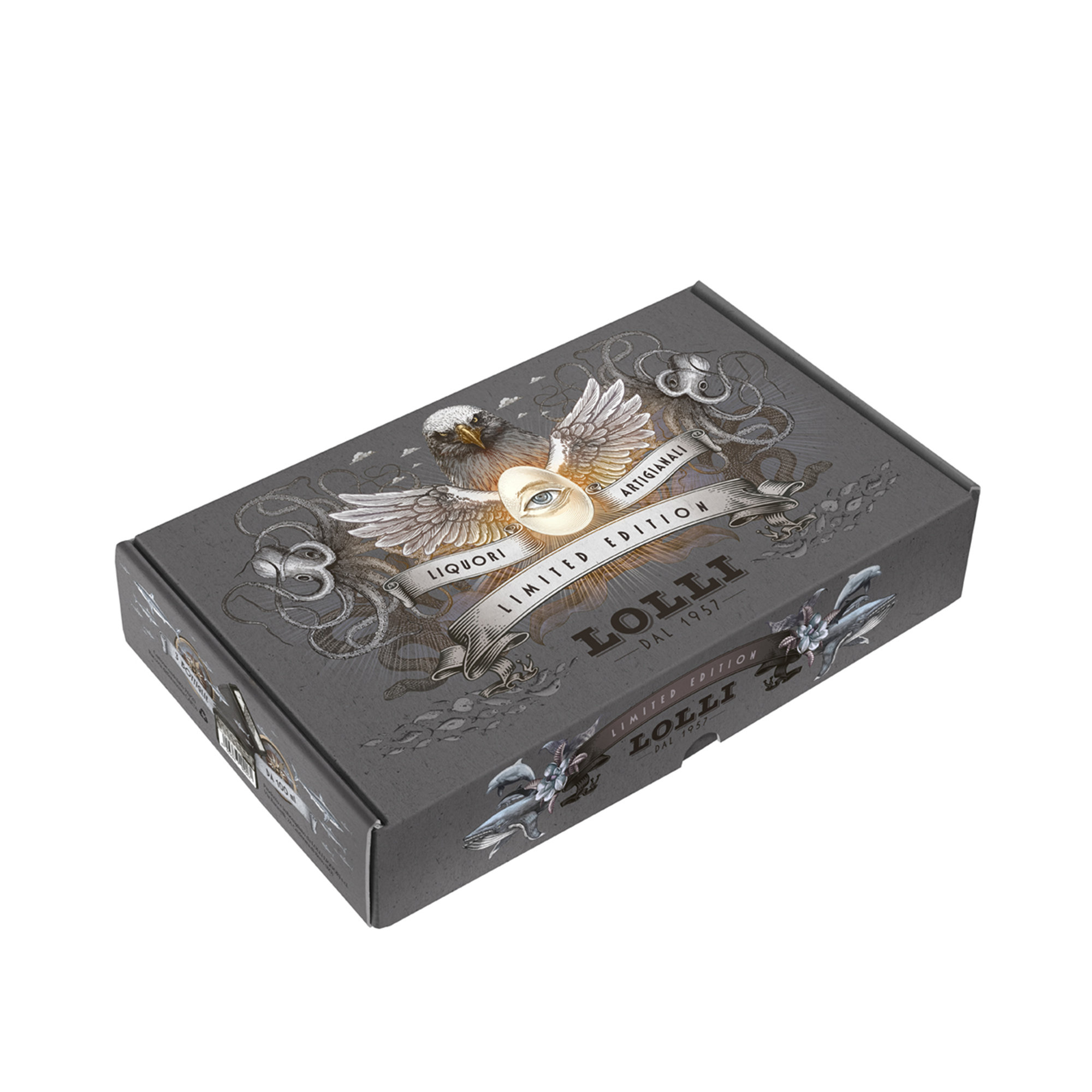 Luxury Pocket Box Limited Edition - 3 liquori da 100 ml: Zabaglione, Pistacchio, Zabaglione al Caffè Lolli vista1