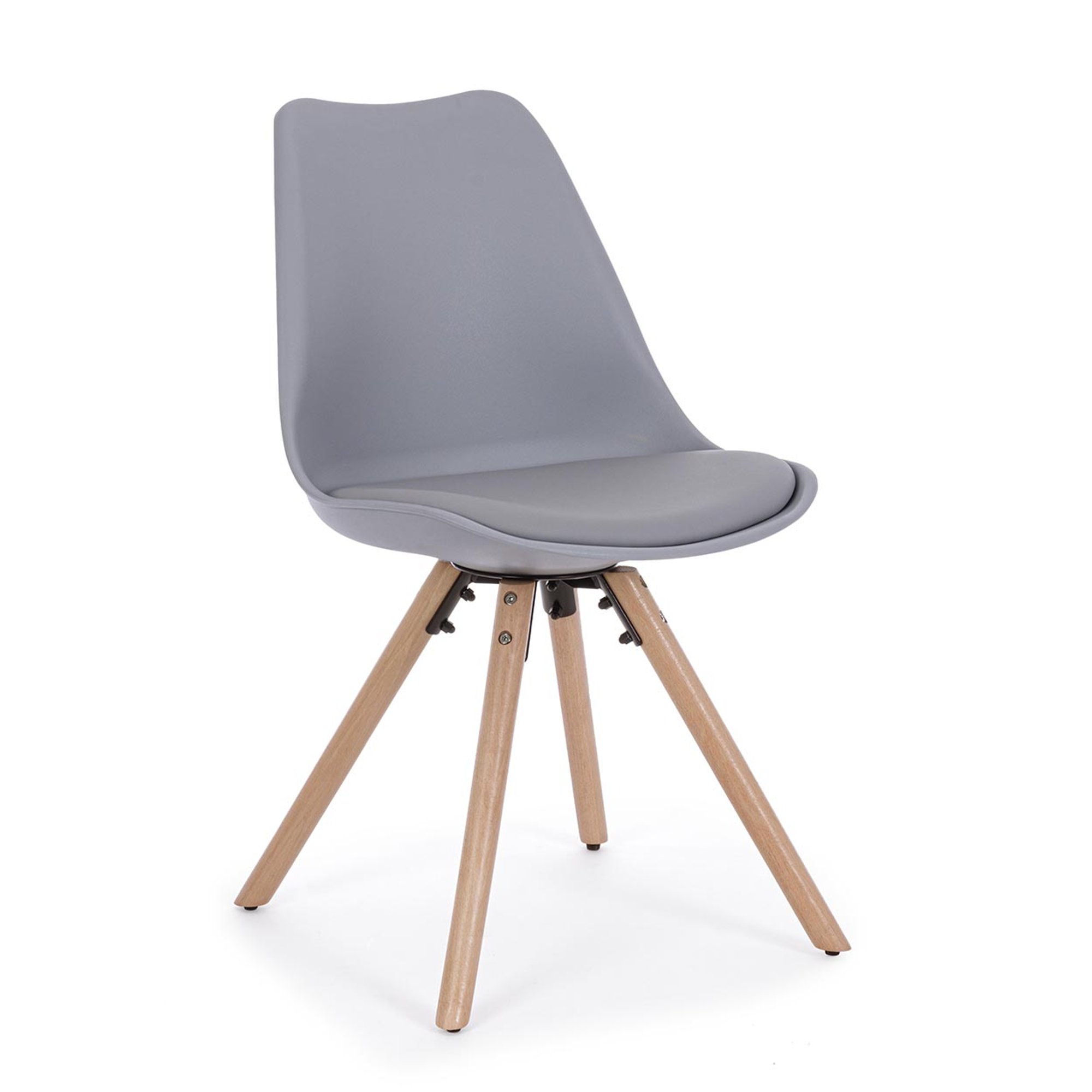 Set 4 sedie New Trend grigio Bizzotto vista0