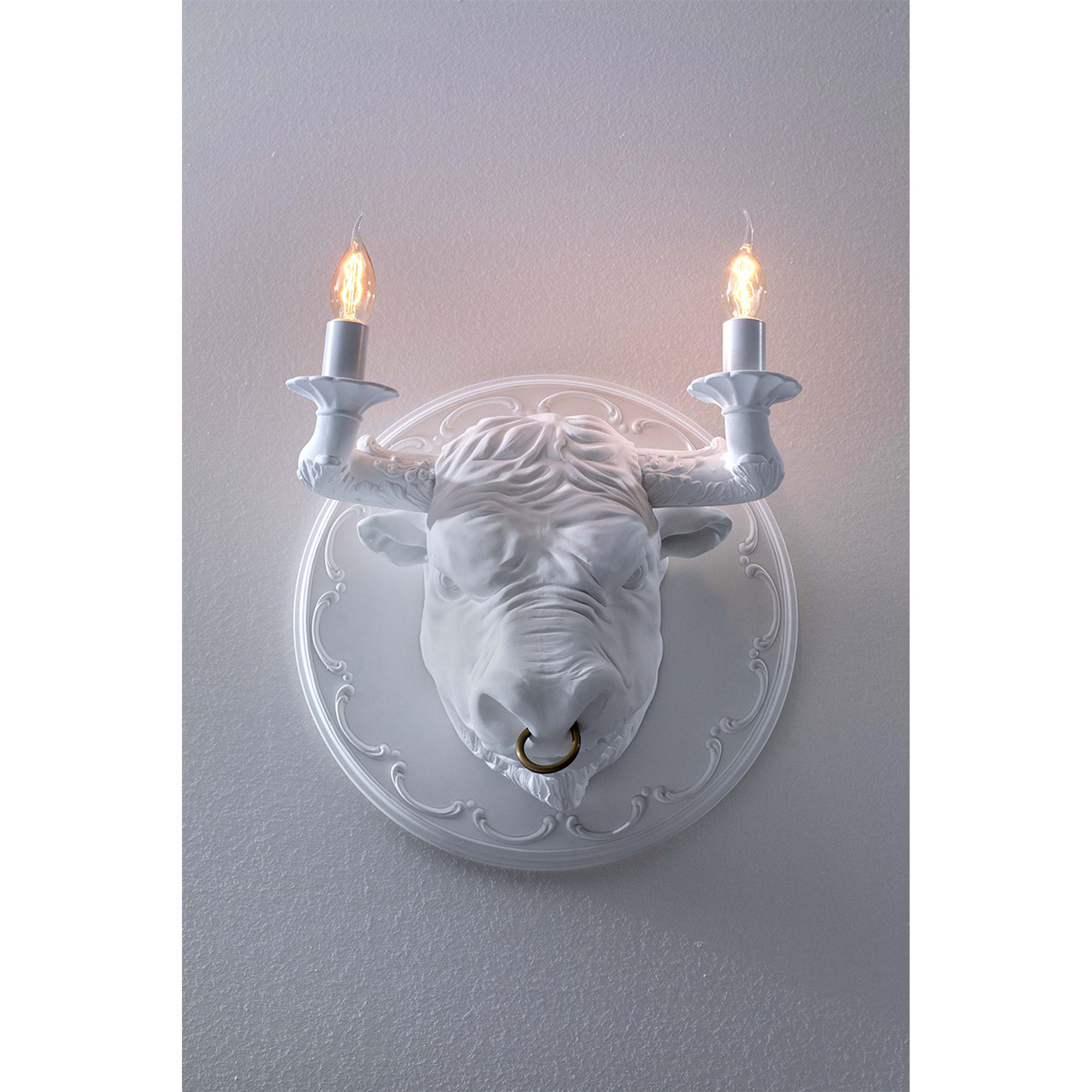 Applique CORRADO, bianco opaco KARMAN vista1
