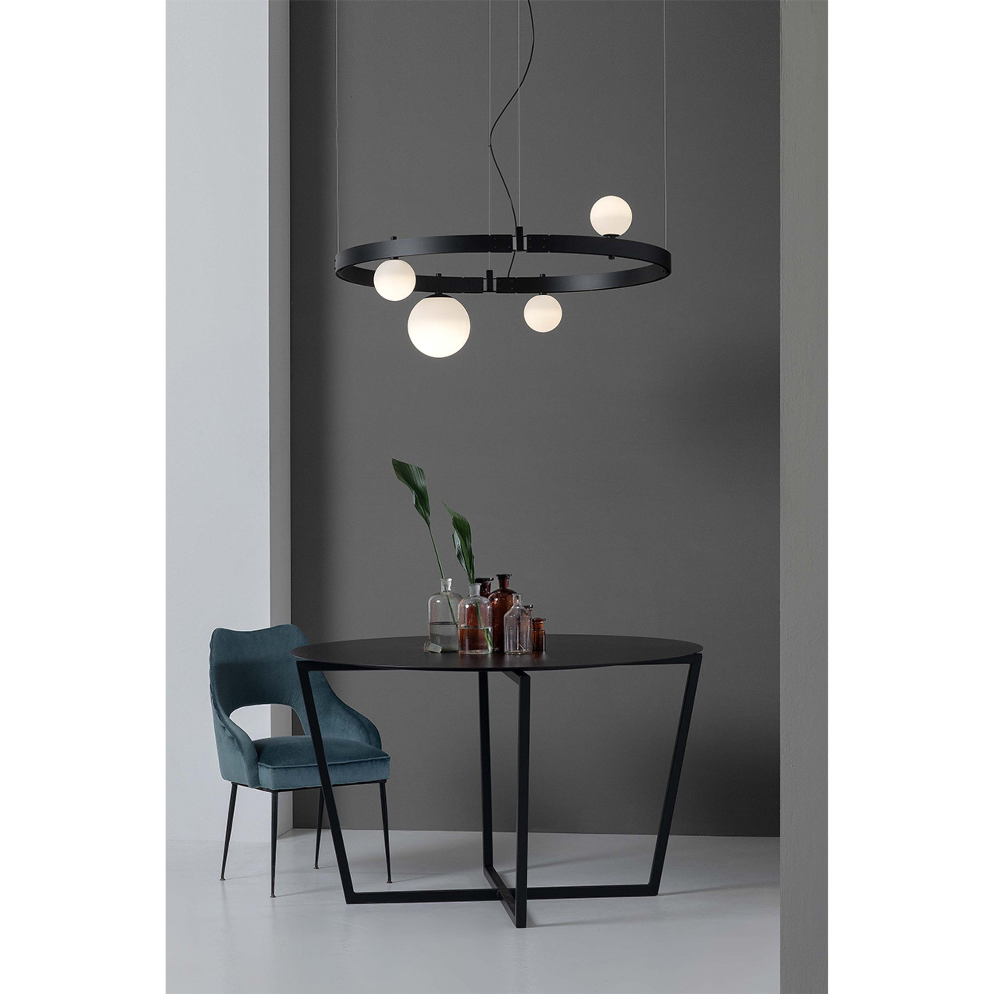 Lampada a sospensione STANT circolare, nero KARMAN vista5
