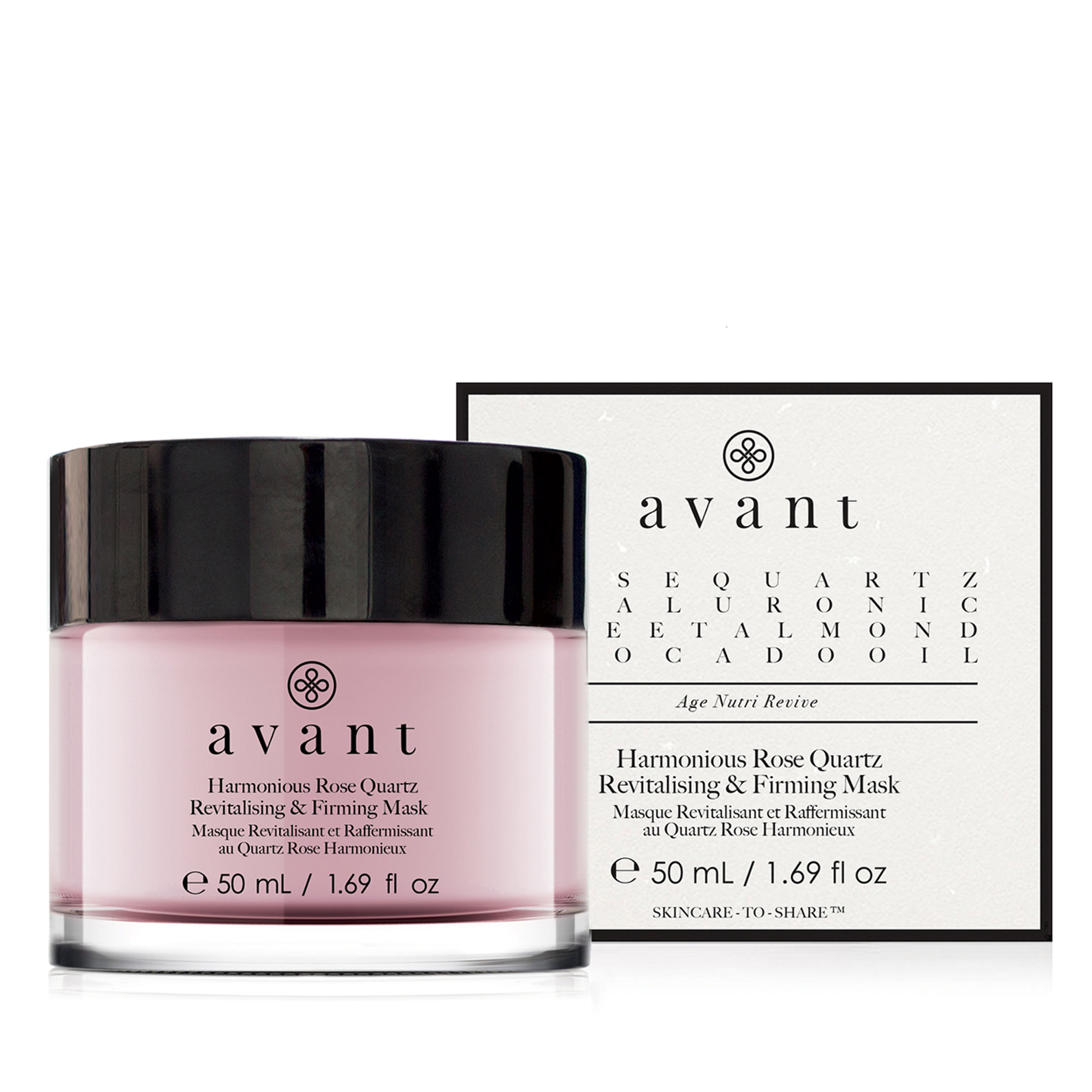 Harmonious revitalizing and firming rose quartz mask Avant Skin Care vista0