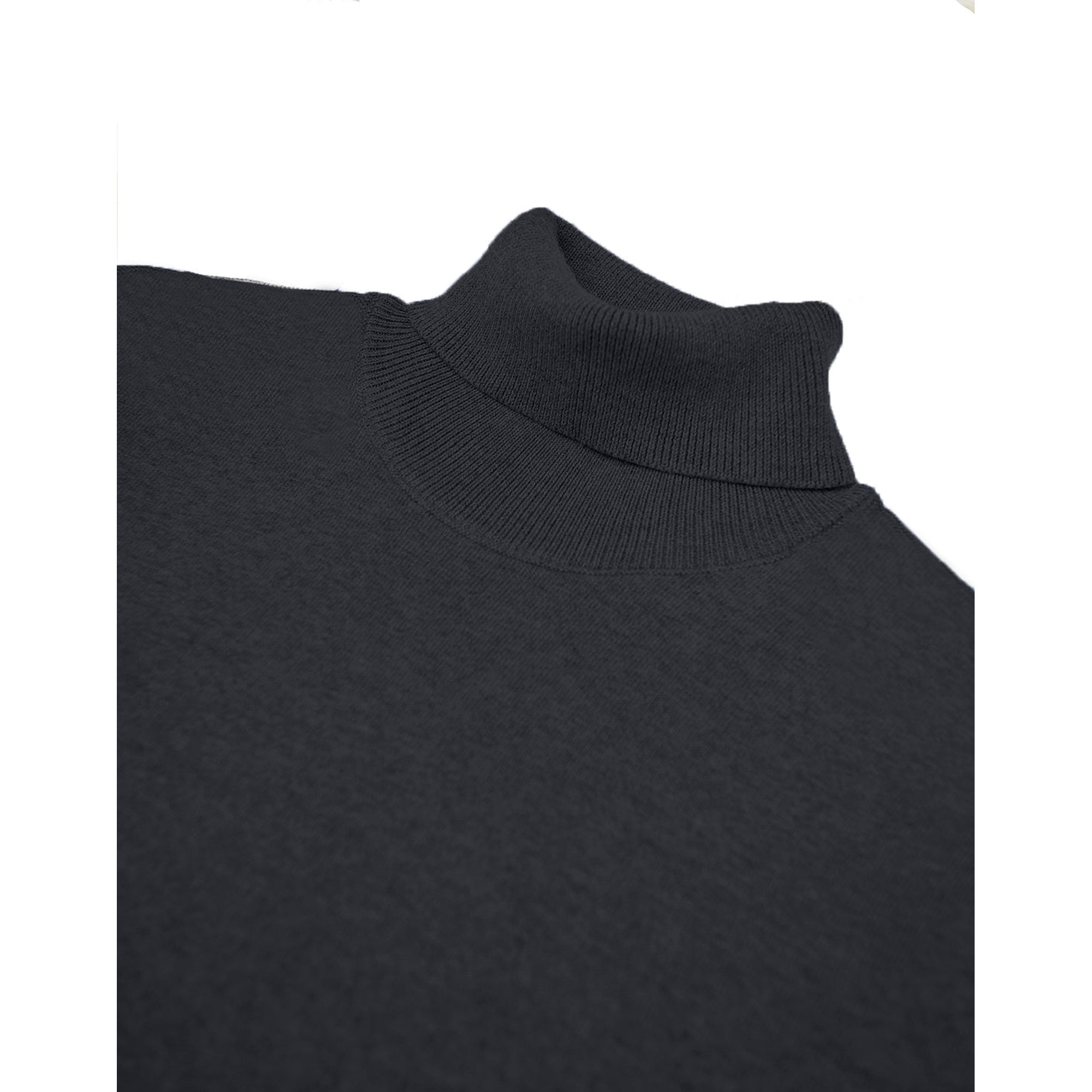 Town Merino Turtleneck Sweater Black Selected Homme vista1