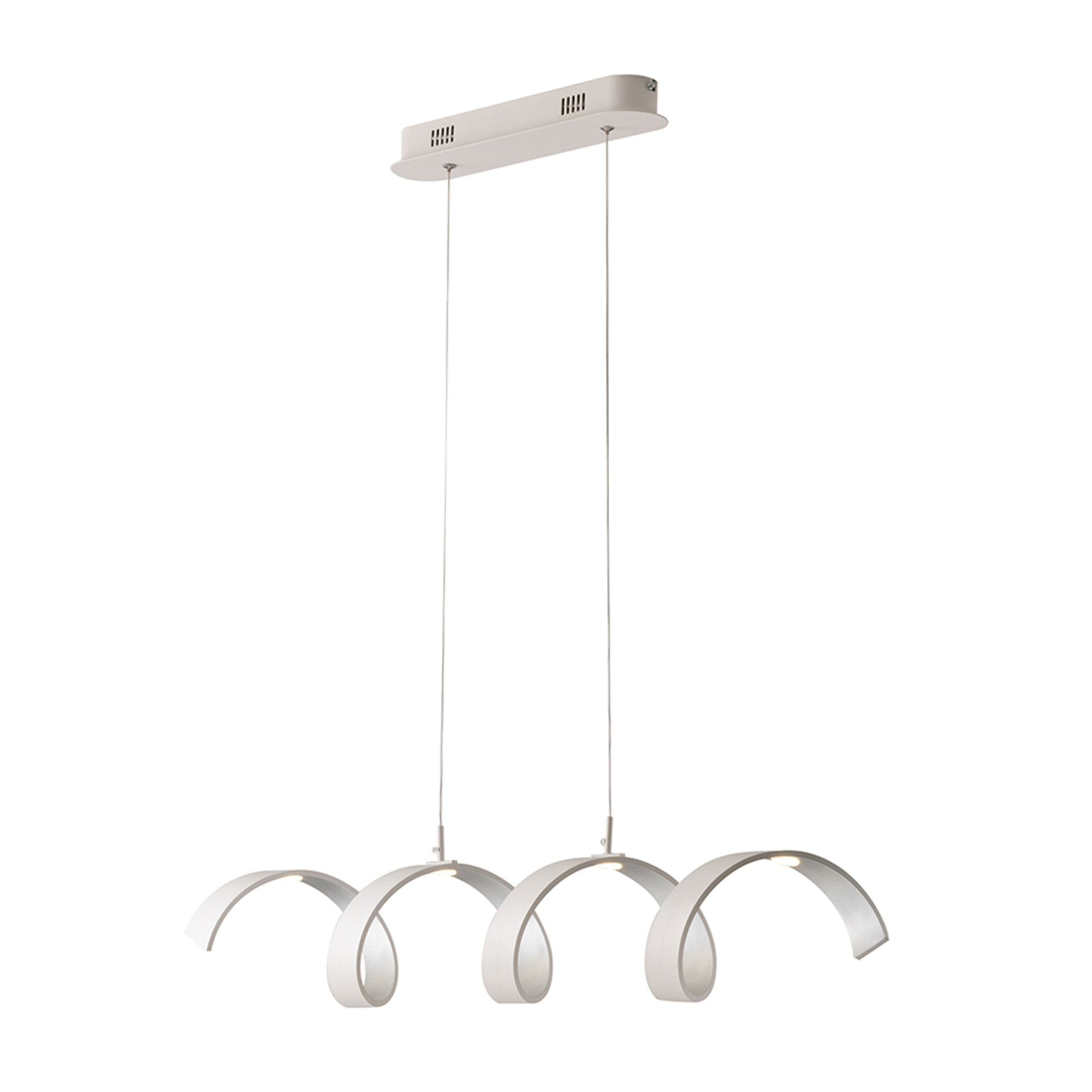 Led Helix Colgante Blanco/plata 20w 1600lm 4000k Luce Ambiente e Design vista0