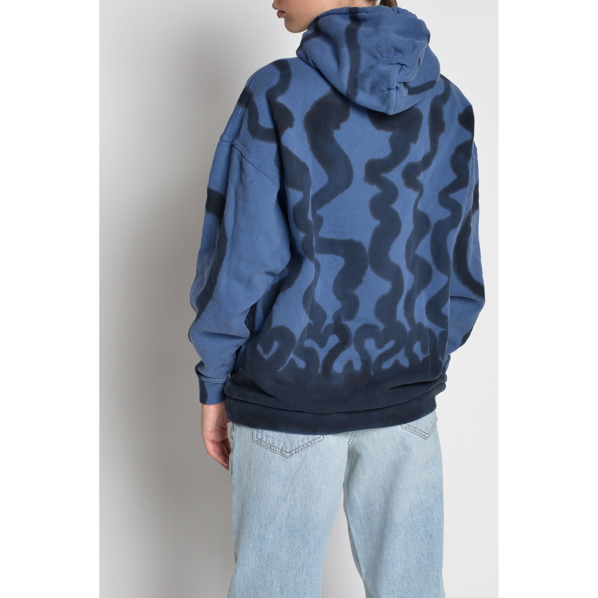 Collina Strada Felpa Hoodie Blu Collina strada vista3