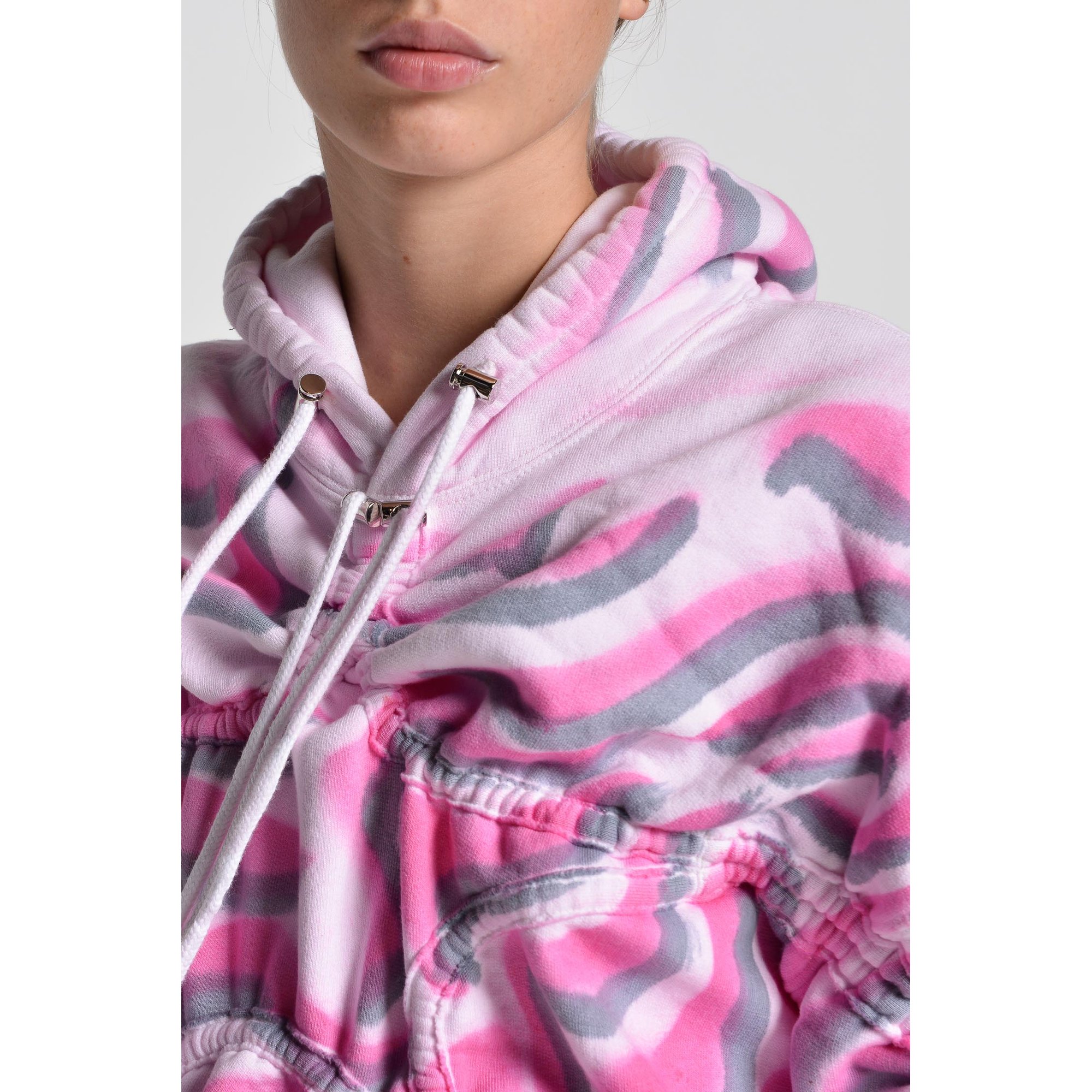 Collina Strada Felpa Star Hoodie Rosa Collina strada vista1