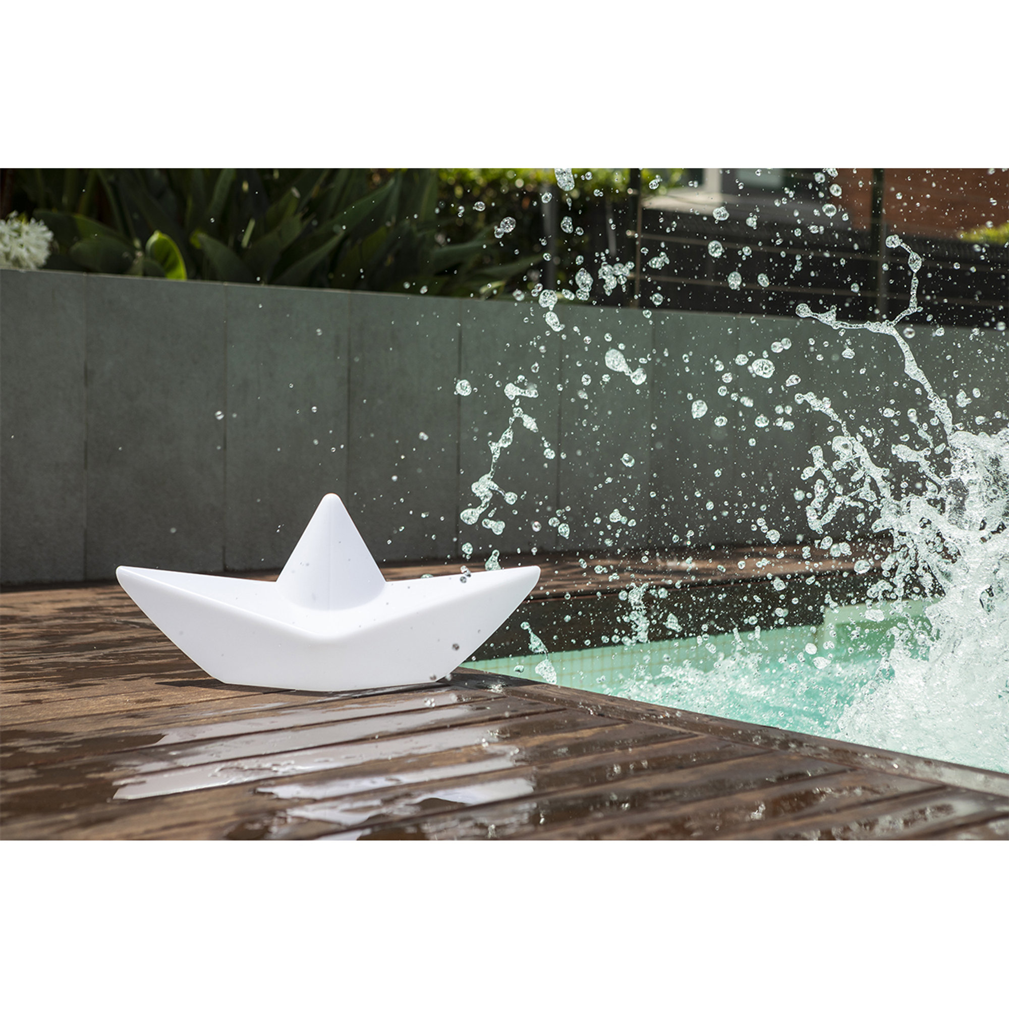 The Boat Lamp, bianco Goodnight Light vista33