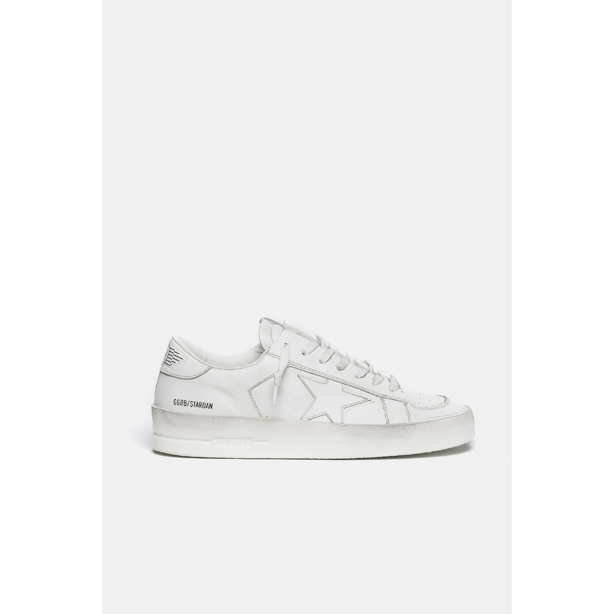 Golden Goose Stardan Leather Upper Bianco Uomo GOLDEN GOOSE vista0