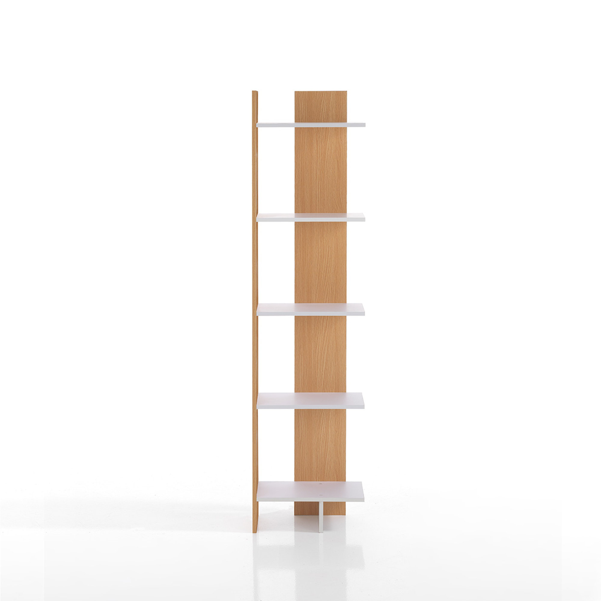 Libreria a colonna TOWER-A, bianco/rovere Tomasucci special price vista2