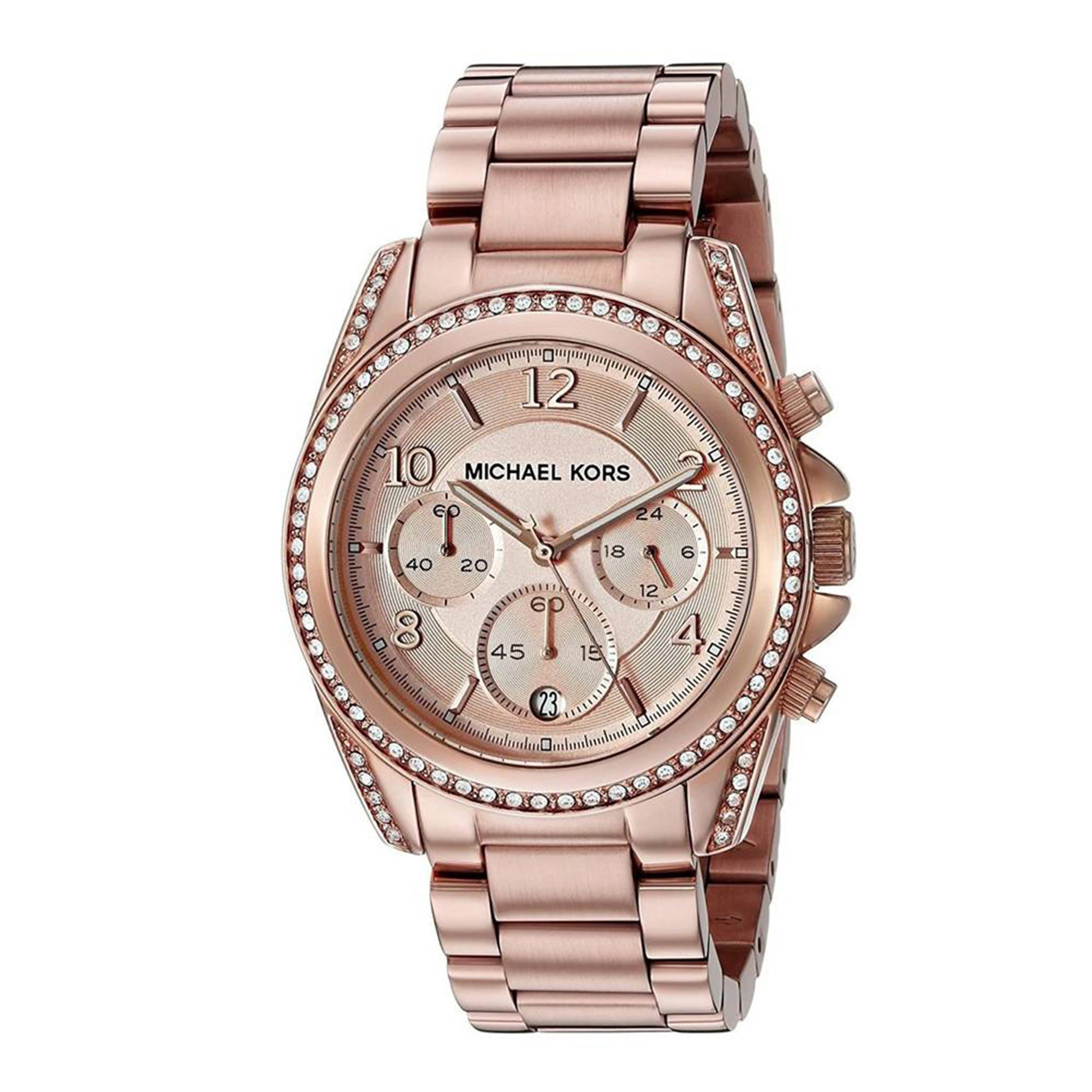 Michael Kors Orologio da Polso Micheal Kors con cinturino in acciaio, movimento al Quarzo Oro rosa Michael Kors vista0
