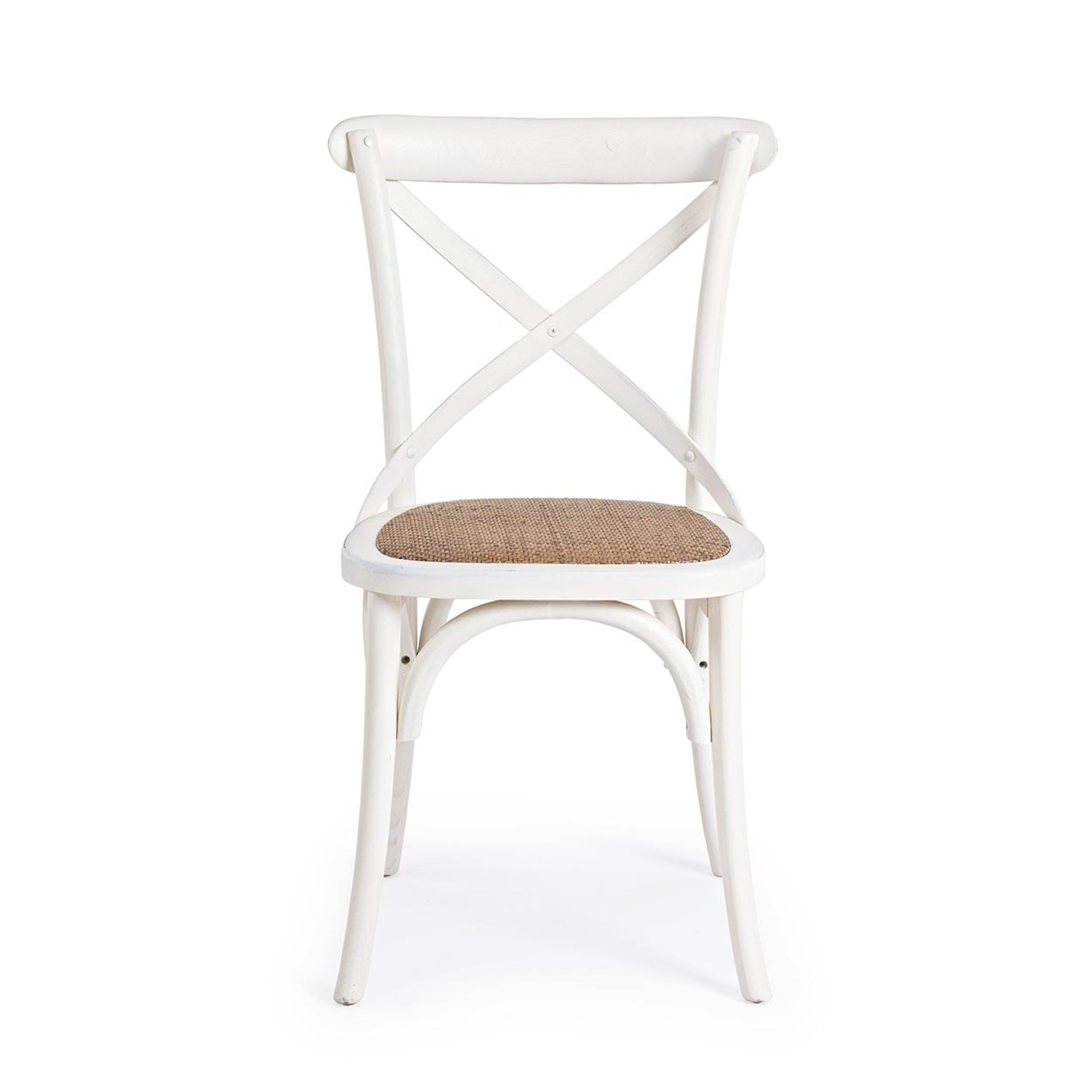 Sedia Cross bianco Bizzotto vista1