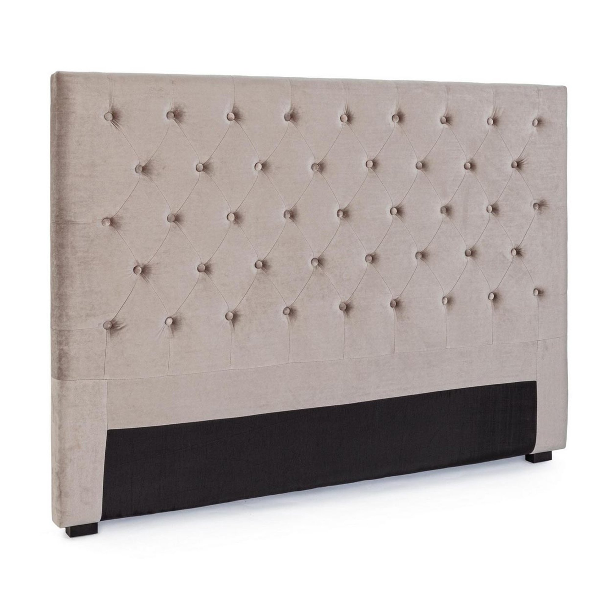 Testiera letto Caspar grigio chiaro 160 Bizzotto vista0