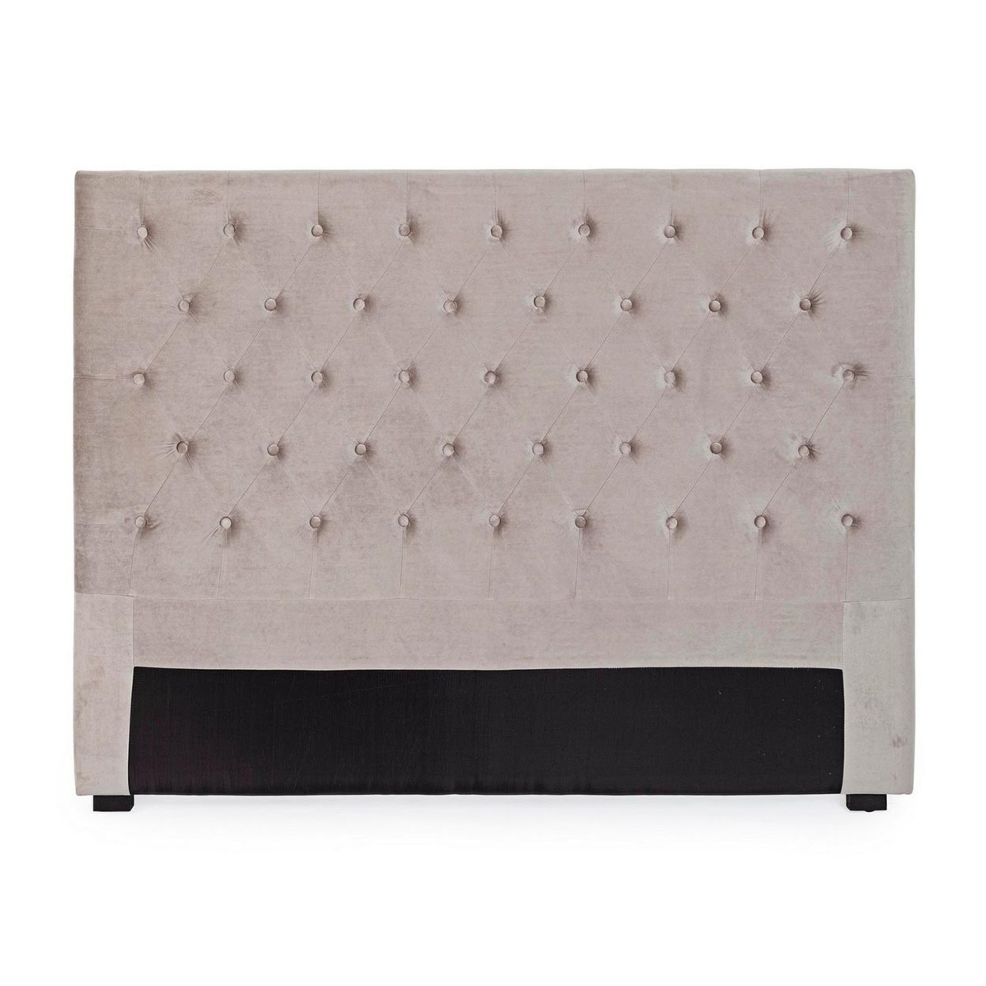 Testiera letto Caspar grigio chiaro 160 Bizzotto vista1