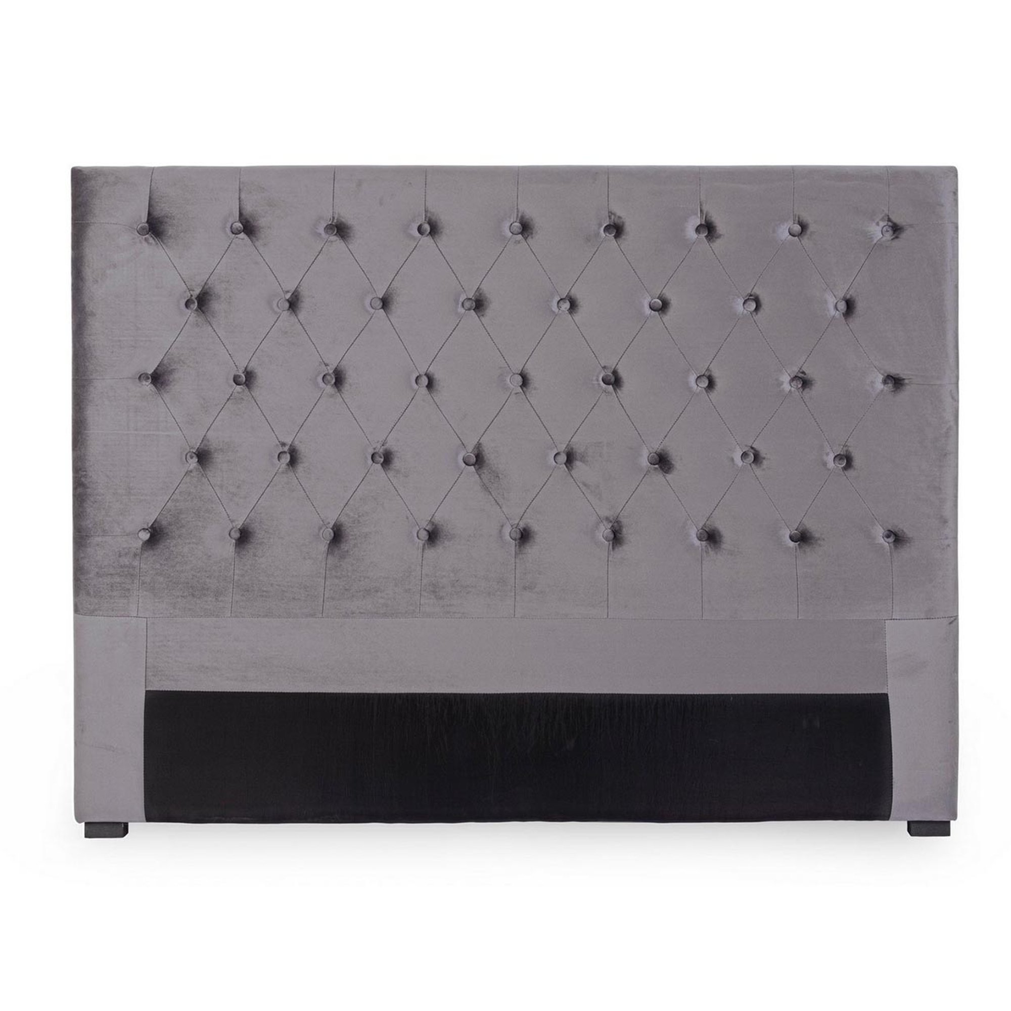 Testiera letto Caspar grigio scuro 160 Bizzotto vista1