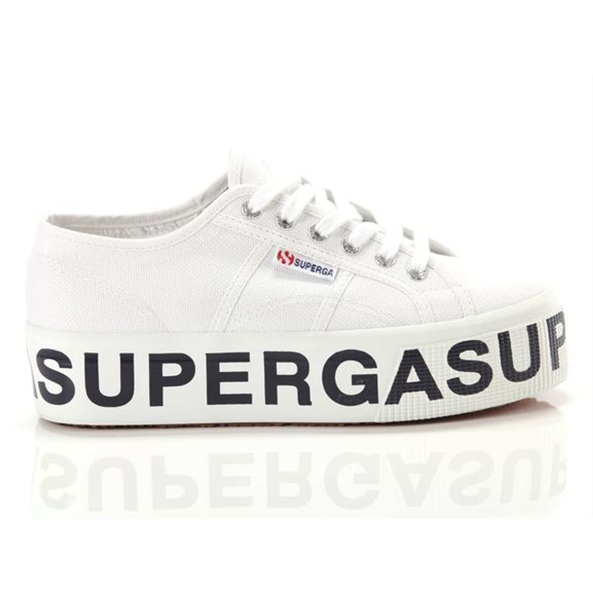 Sneakers 2790 con plateau e scritte Superga vista0