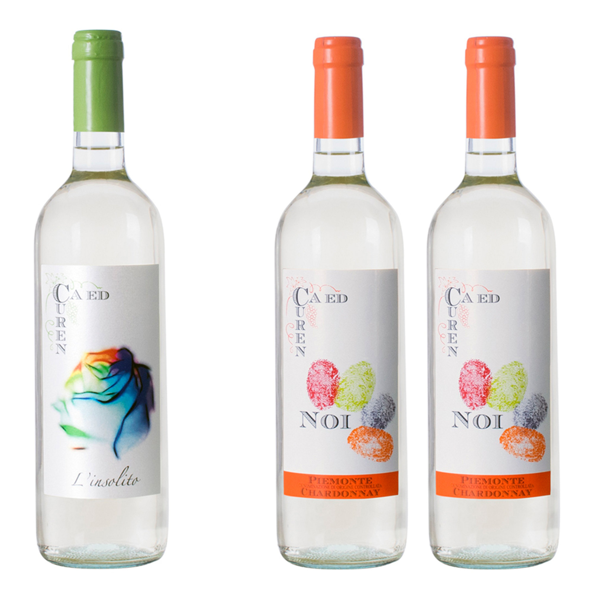 3 botellas mixtas: L'Inusual - Chardonnay Ca ed Curen vista0