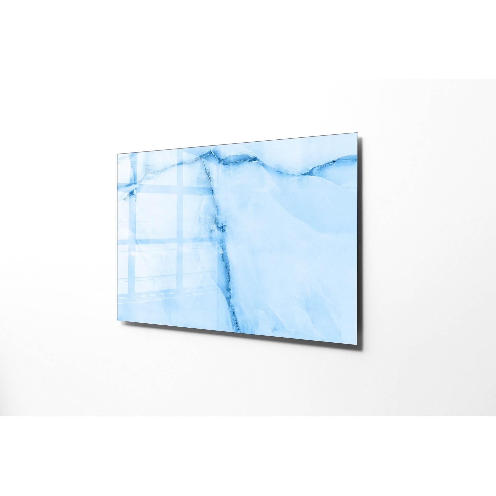 Tableau Décoratif en Verre Trempé Multicolore Wallity vista3