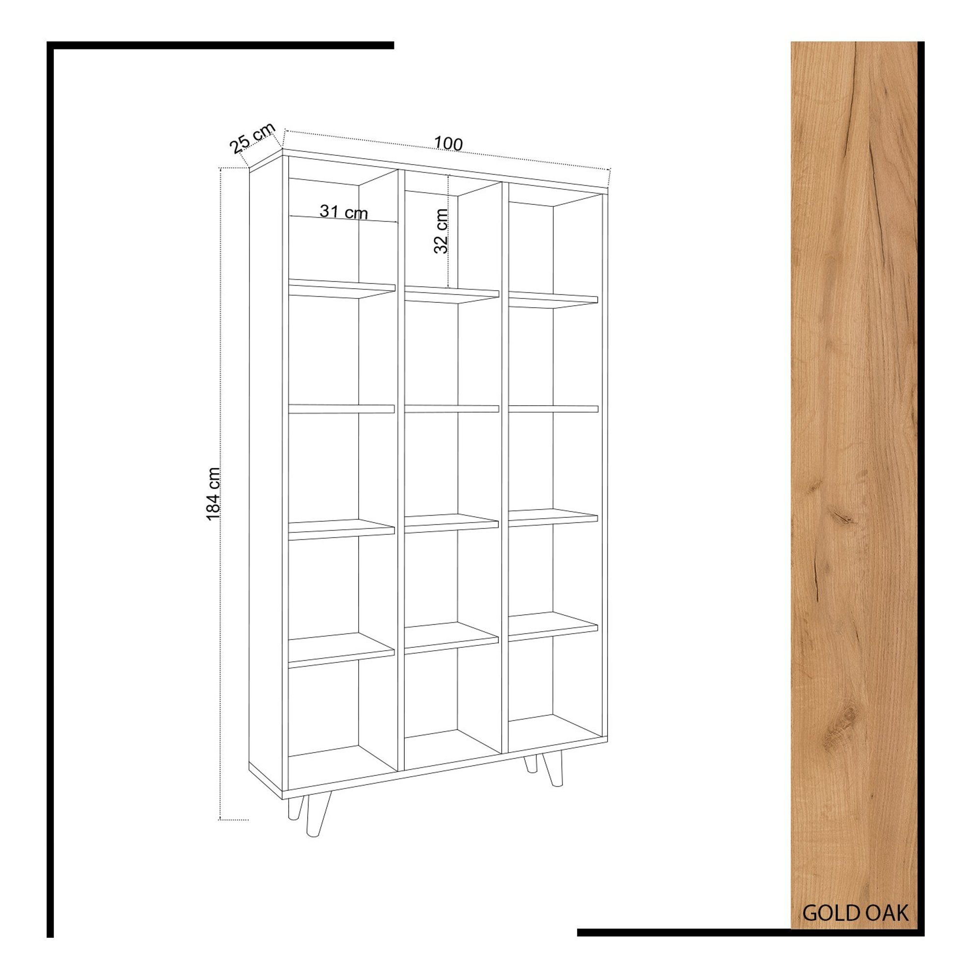 Libreria Quercia Kalune design vista3