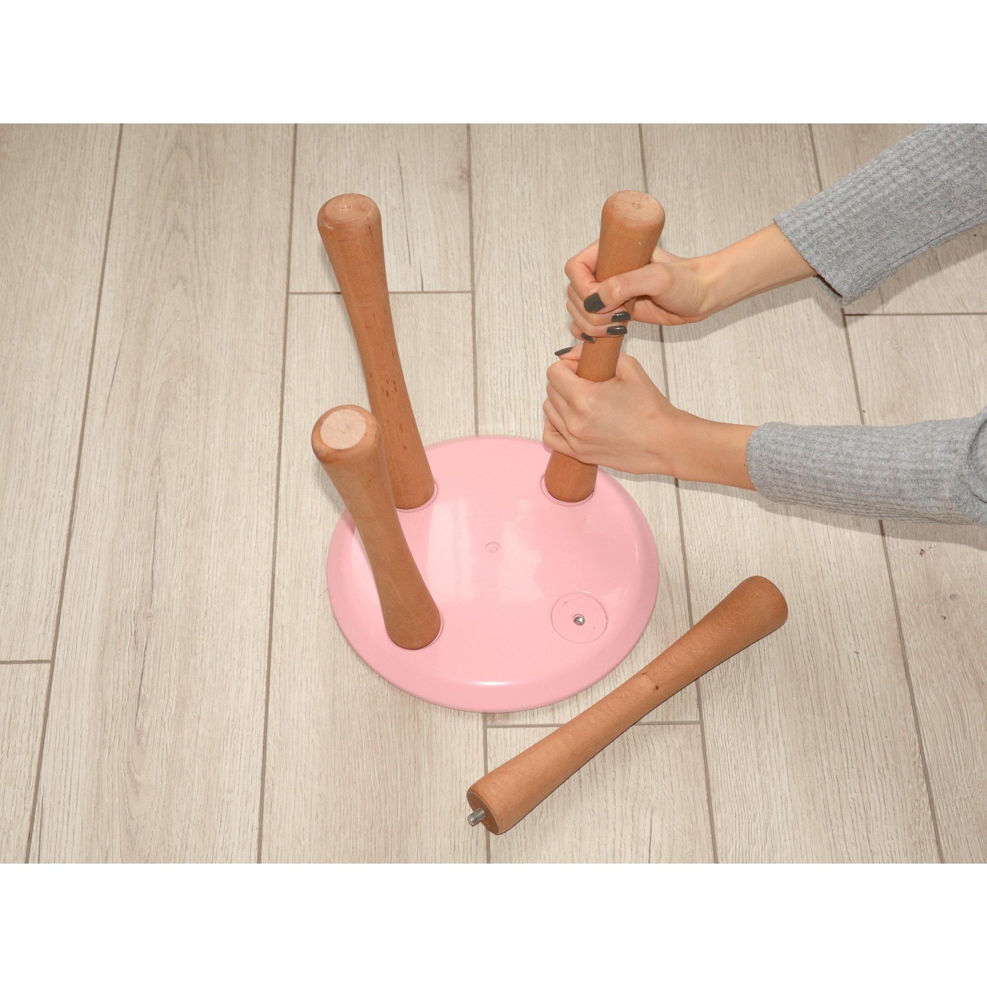 Sgabello per bambini multicolore Kalune design vista2