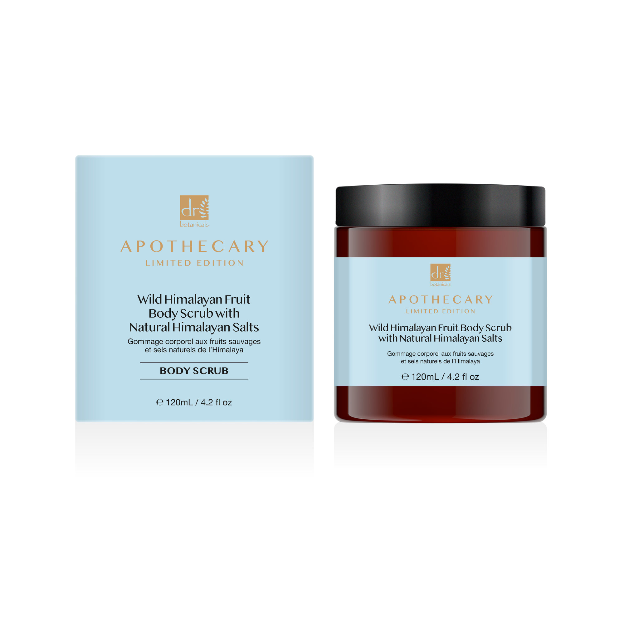 Scrub per il corpo ai frutti selvatici dell'Himalaya con sali naturali dell'Himalaya 120 ml Dr. Botanicals vista0
