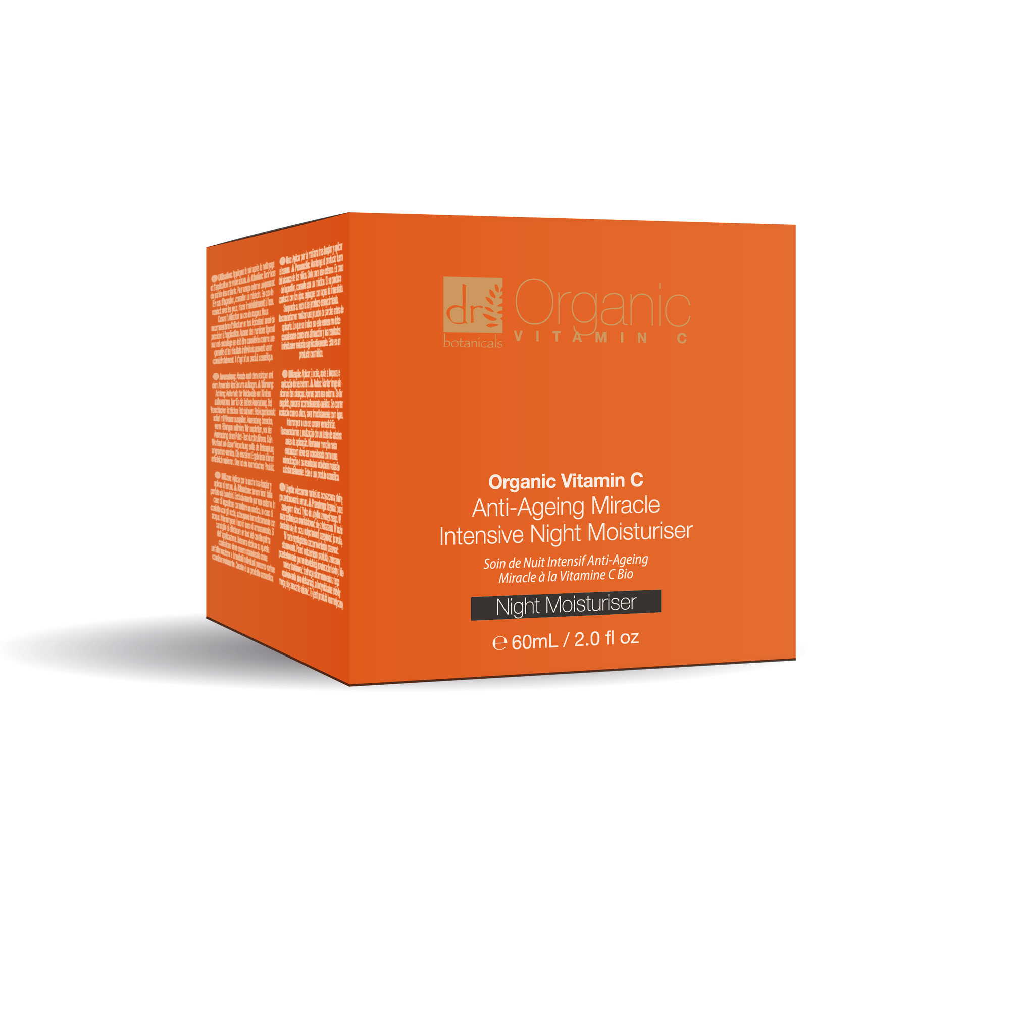 Idratante notturno intensivo miracoloso antietà con vitamina C biologica Dr. Botanicals vista2