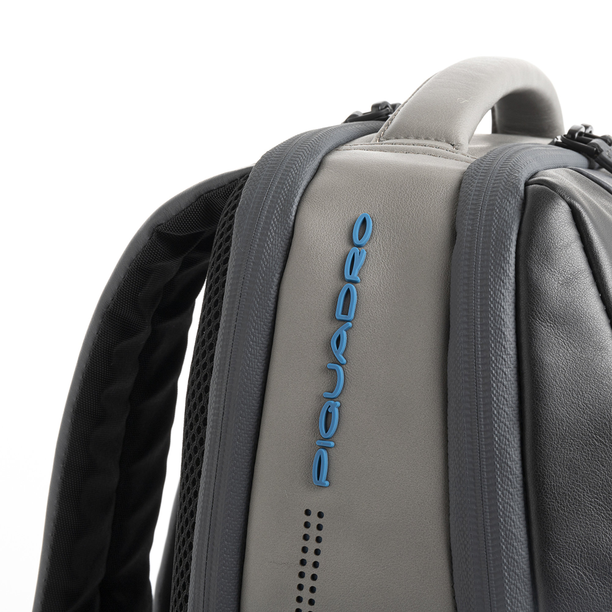 Piquadro Zaino fast-check porta pc/ipad® personalizzabile in pelle color block Piquadro vista3