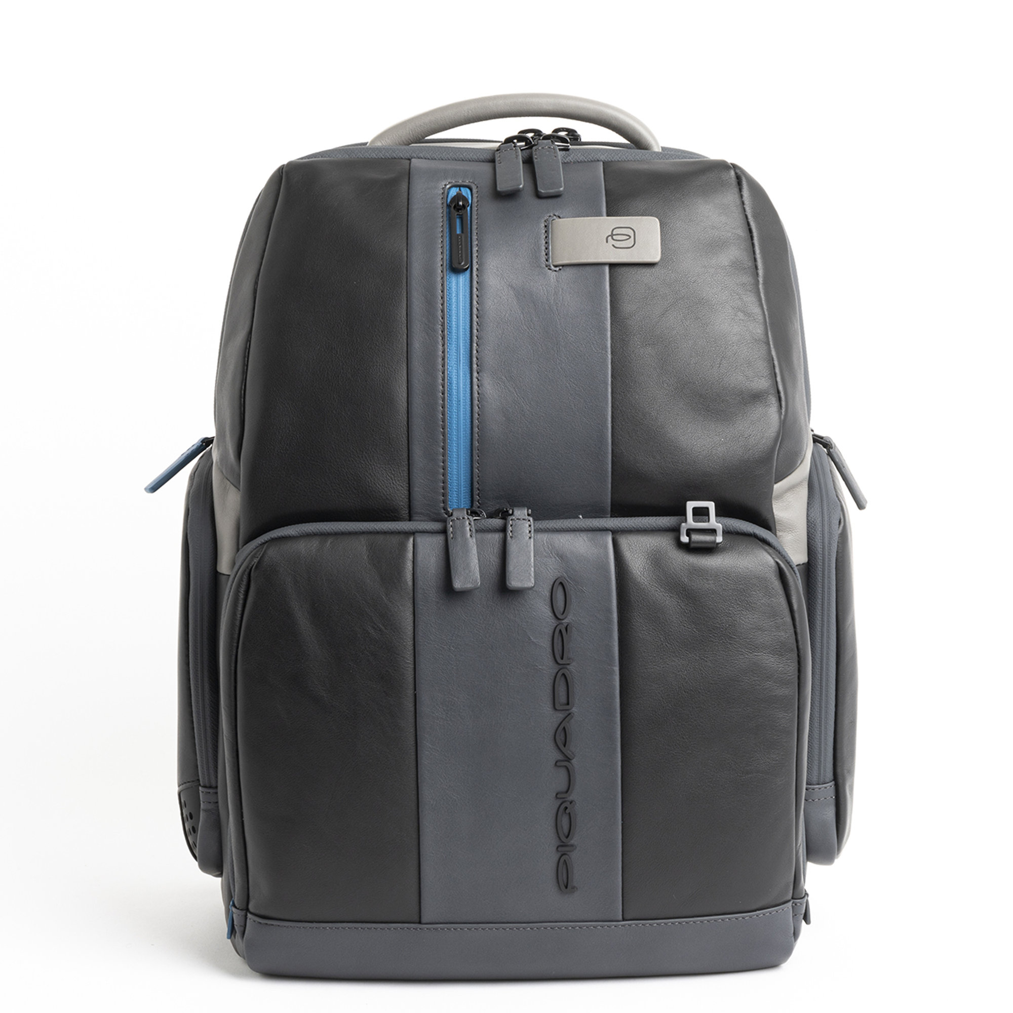 Piquadro Zaino fast-check porta pc/ipad® personalizzabile in pelle color block Piquadro vista0