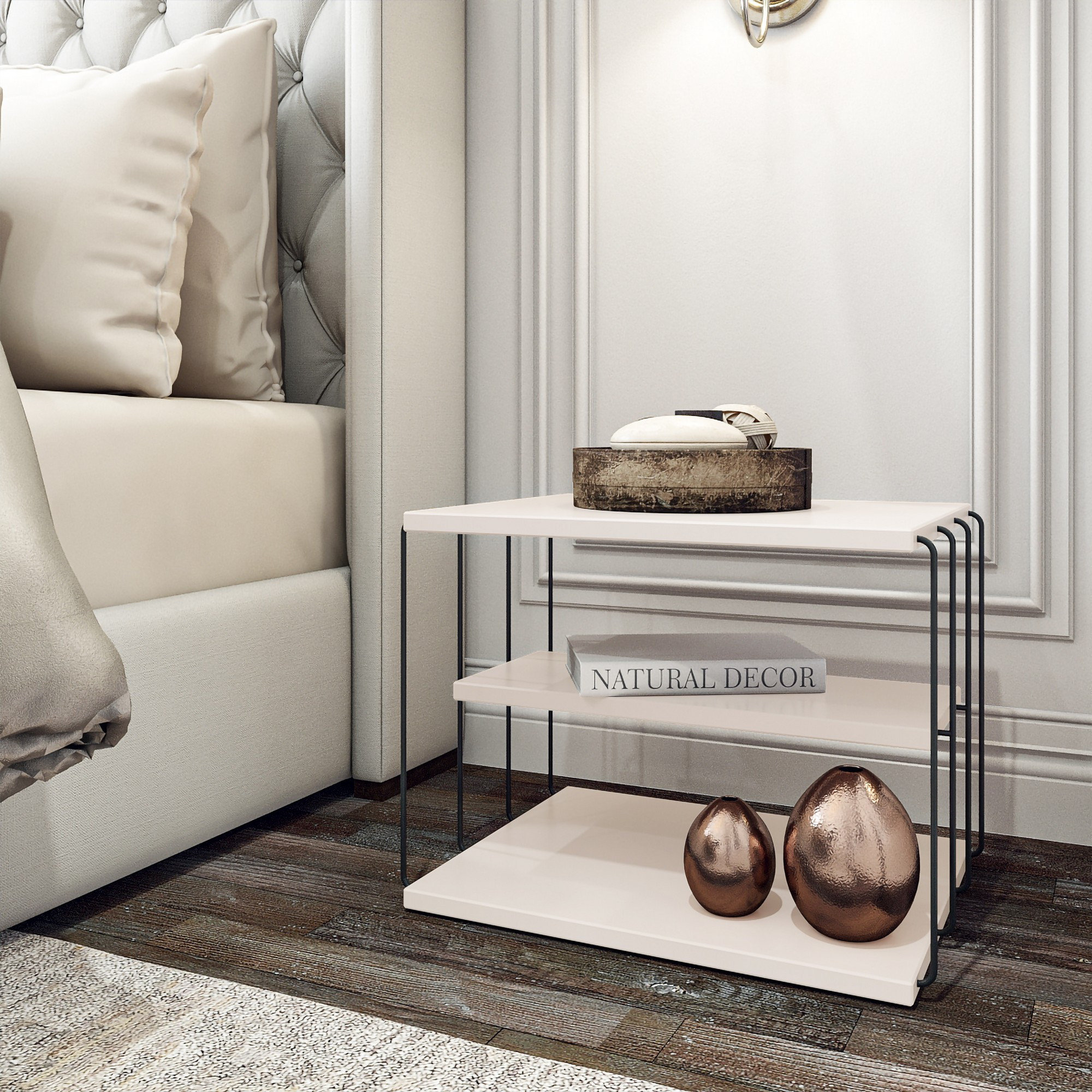 Wit-zwarte Tafel Kalune design vista0