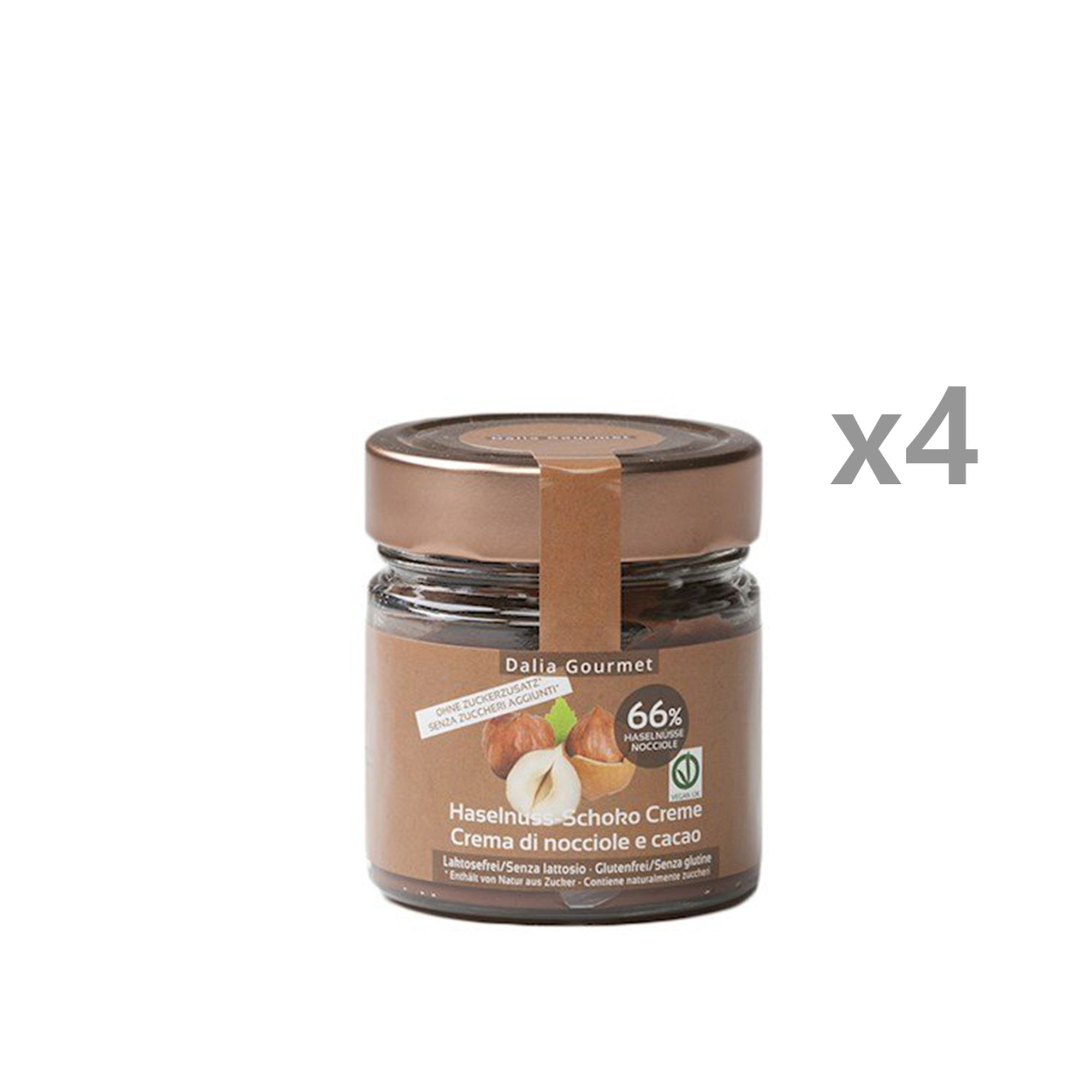 4 vasetti crema di nocciole e cacao da 200 gr Zero Cal vista0