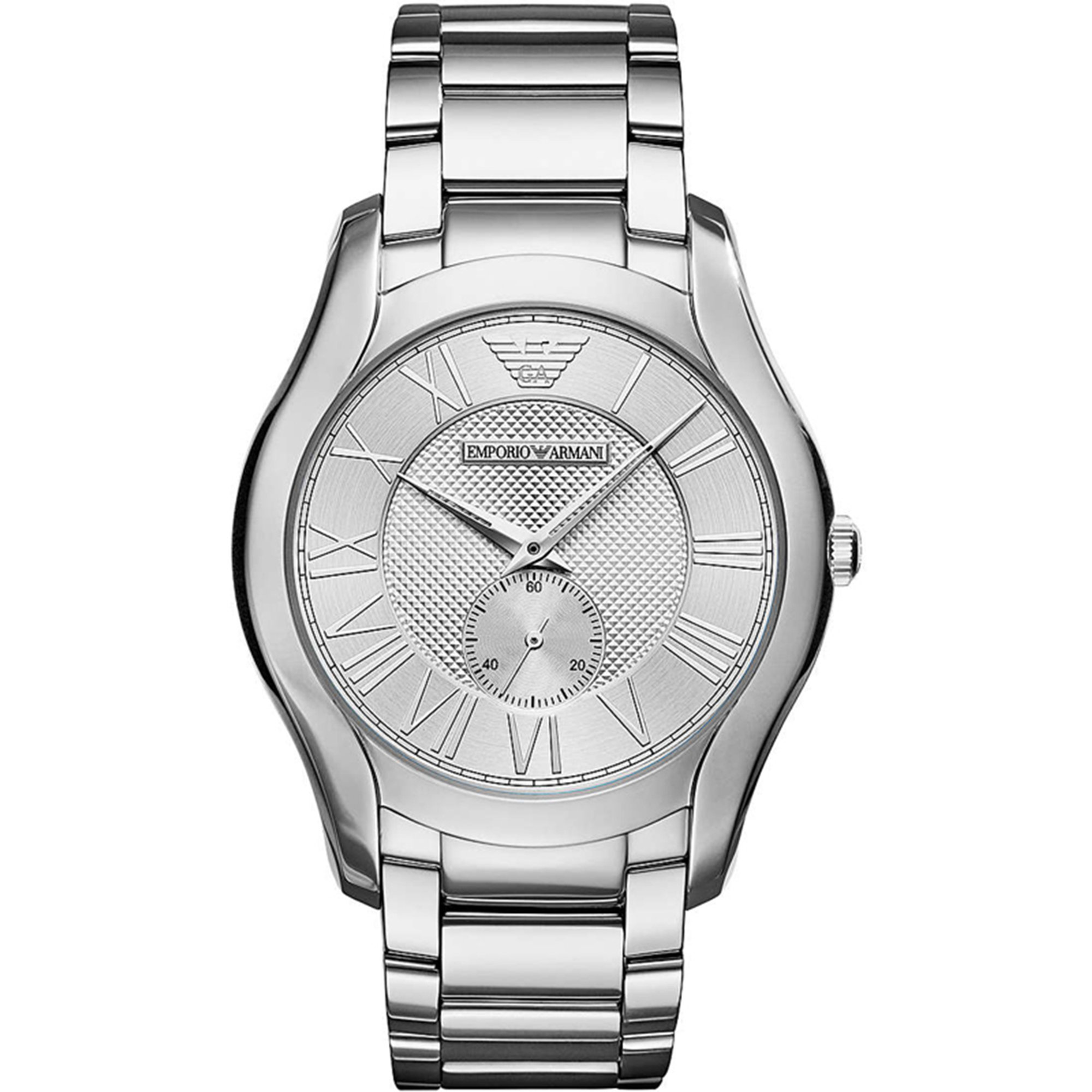 Orologio da Polso Emporio Armani con cinturino in acciaio movimento al Quarzo Argento Armani vista0