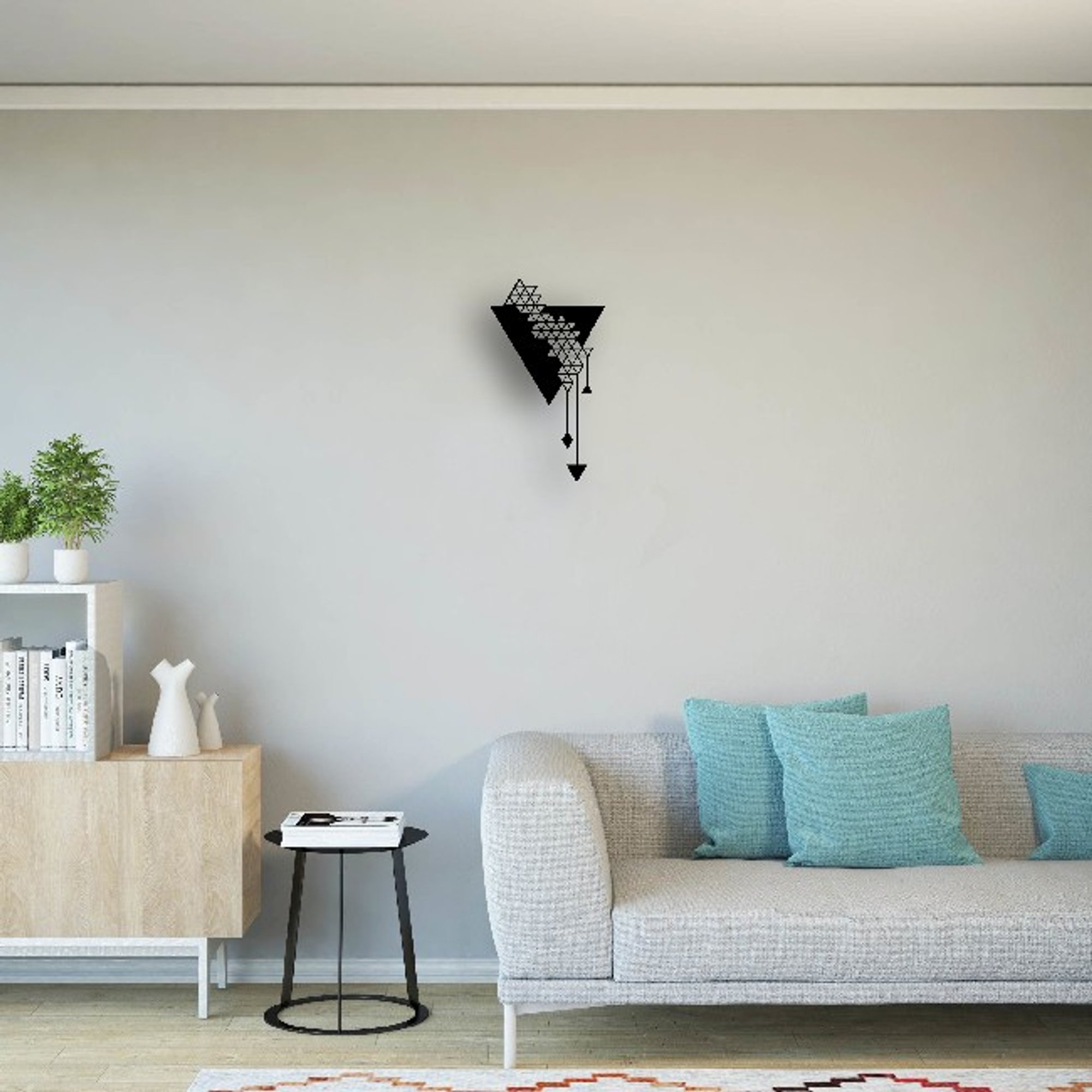 Decorazione da Parete Triangolo Homemania Living vista1
