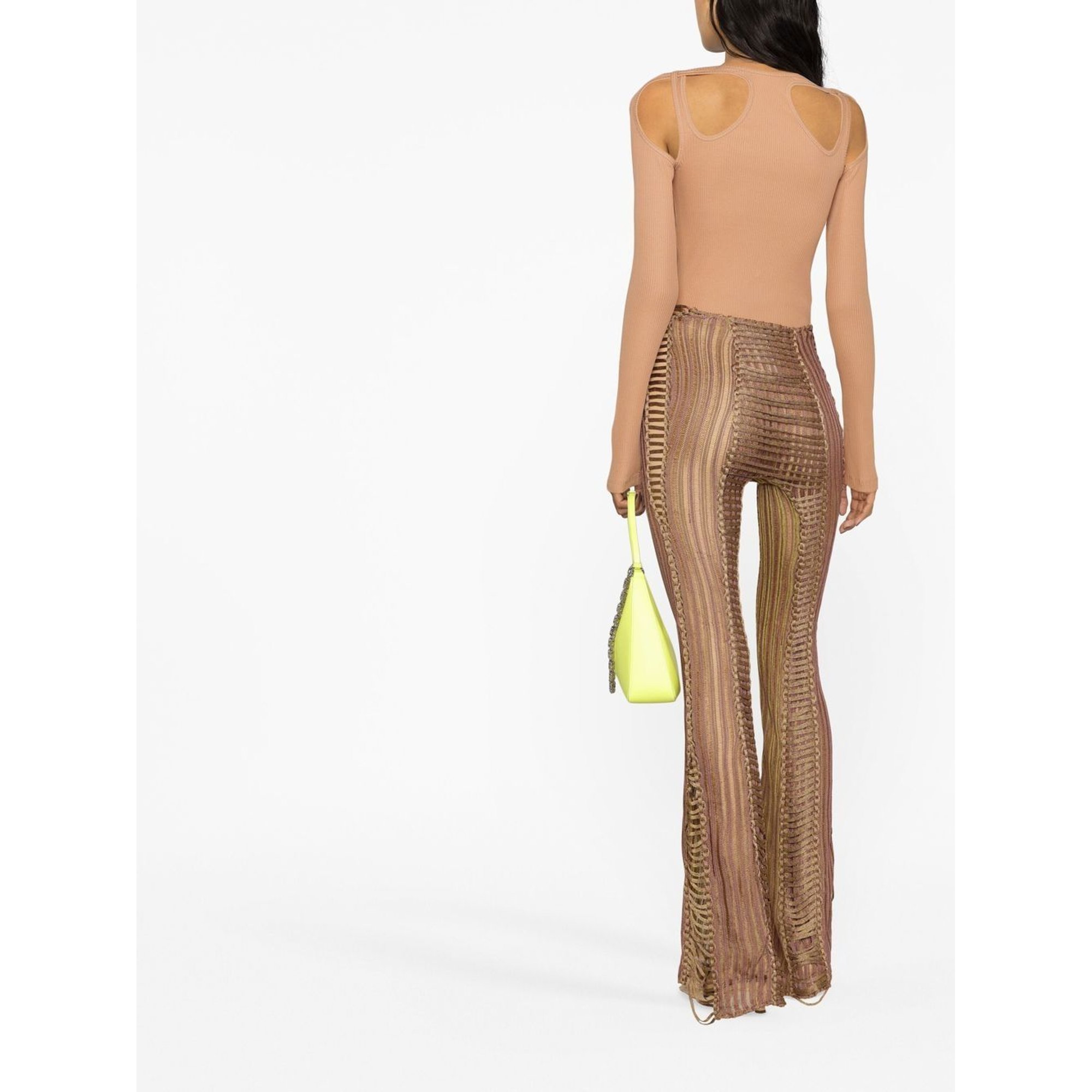 Pantalons casual Isa Boulder Pants with slits and reversible rips 